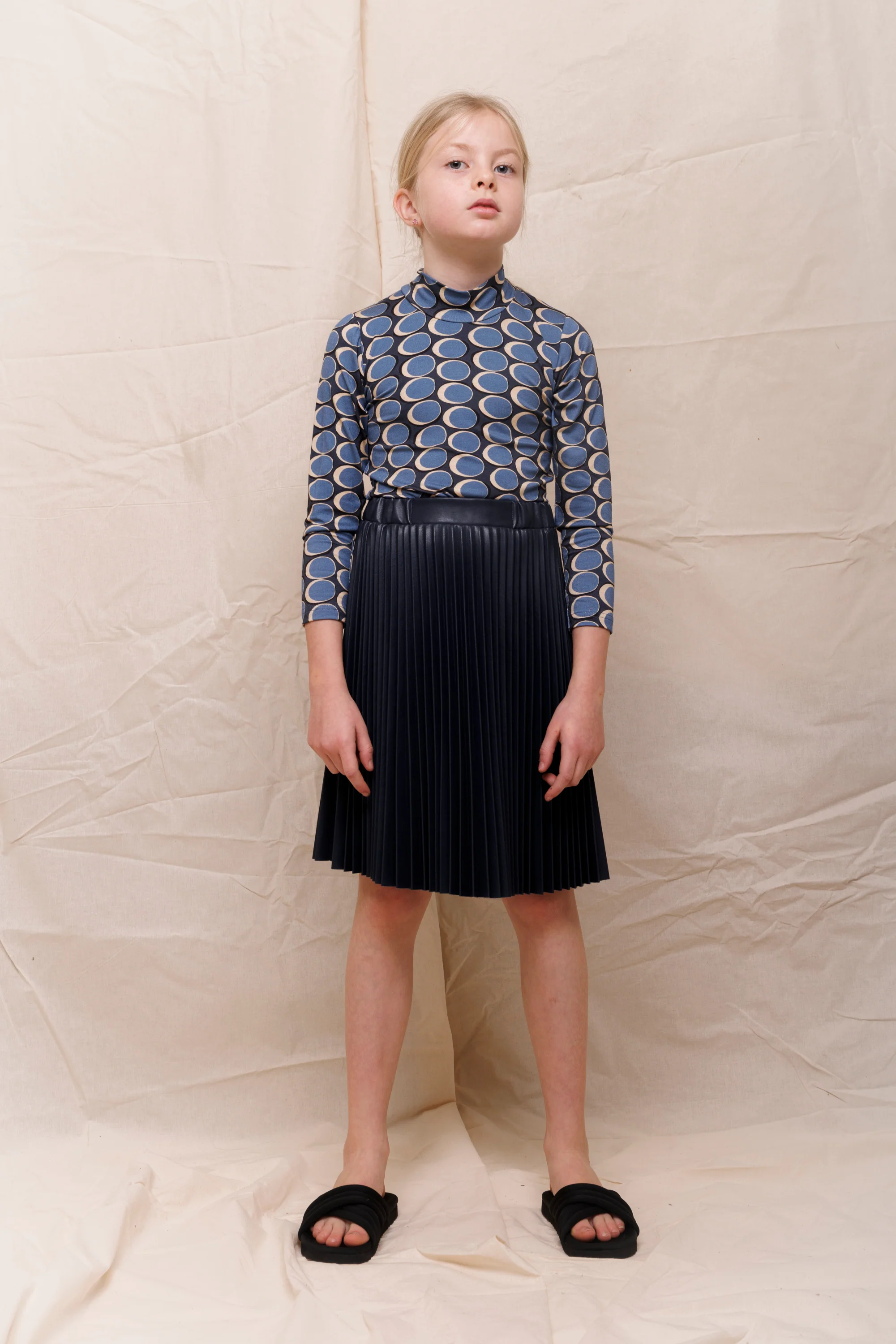 Christina Rohde Skirt No. 2201 D (NAVY) - Image 2