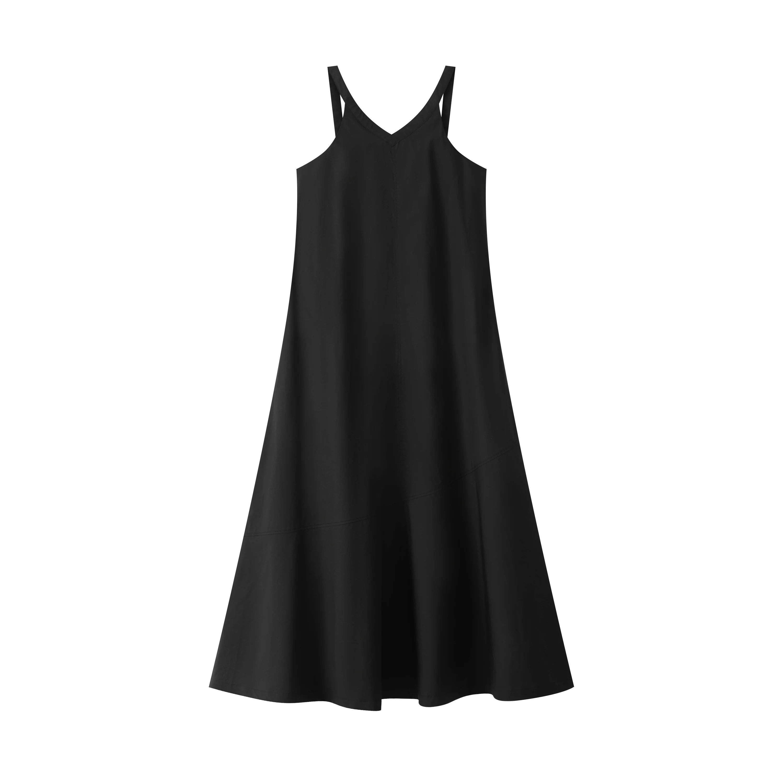 Coco Blanc Black V Neck Maxi Jumper