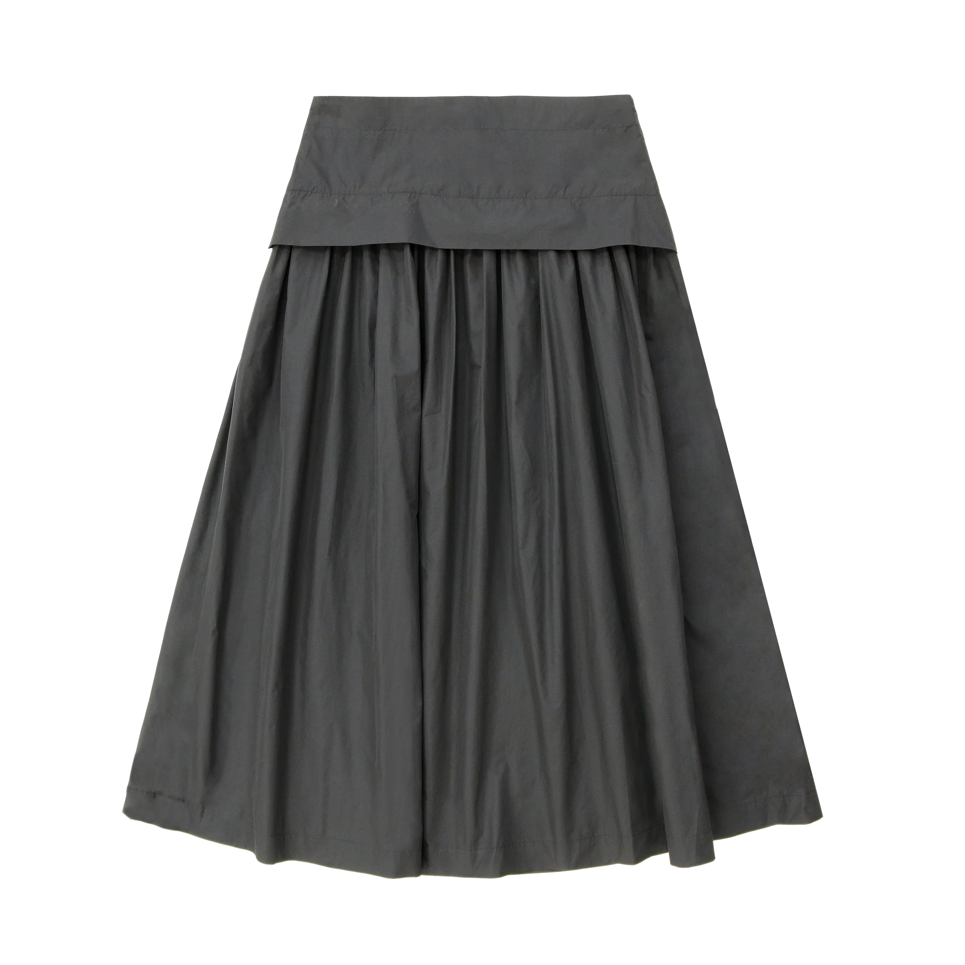 Coco Blanc Black Taffetta Skirt (CB2076)