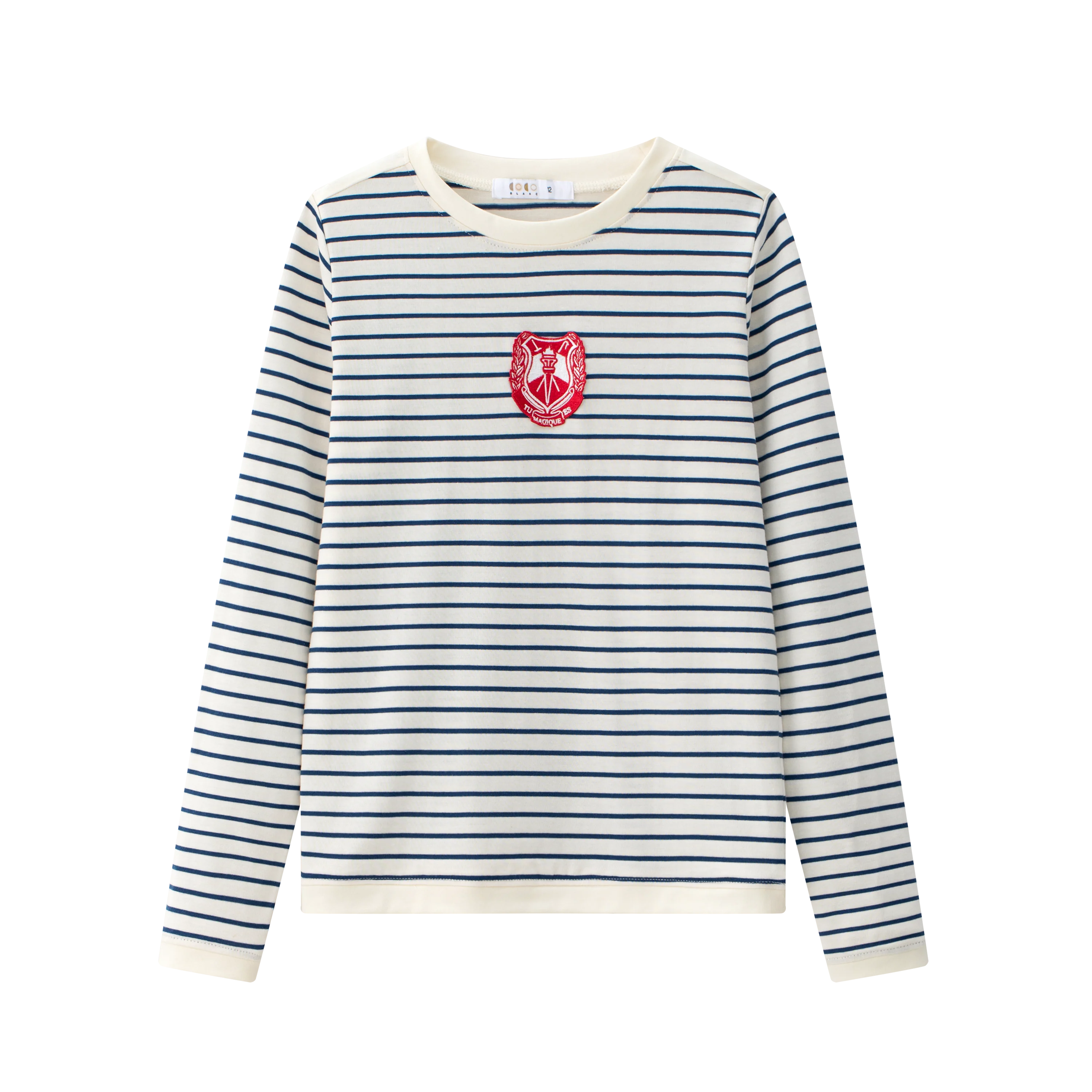 Coco Blanc Blue Stripe Striped Tee
