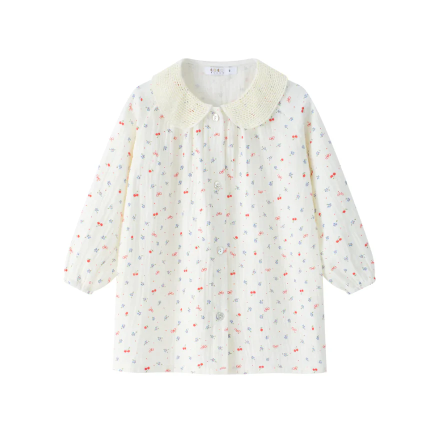 Coco Blanc Cherry Guaze Cherry Guaze Blouse