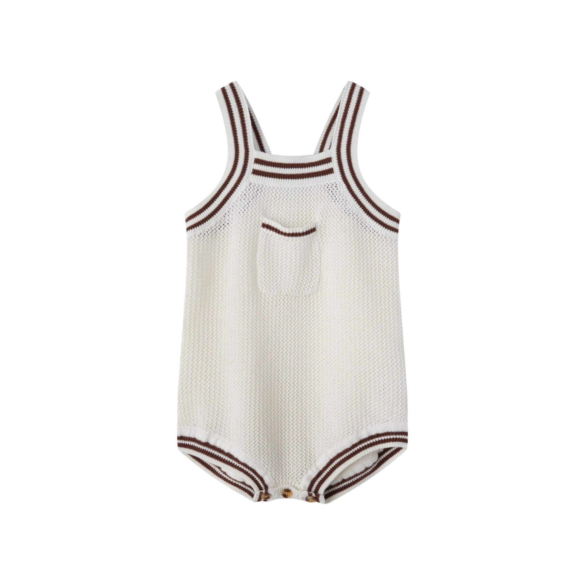 Coco Blanc Cream Mesh Romper