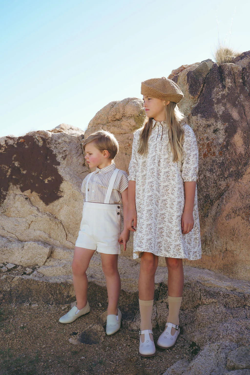 Coco Blanc Floral Floral Dress- 3/4 Sleeves - Image 2