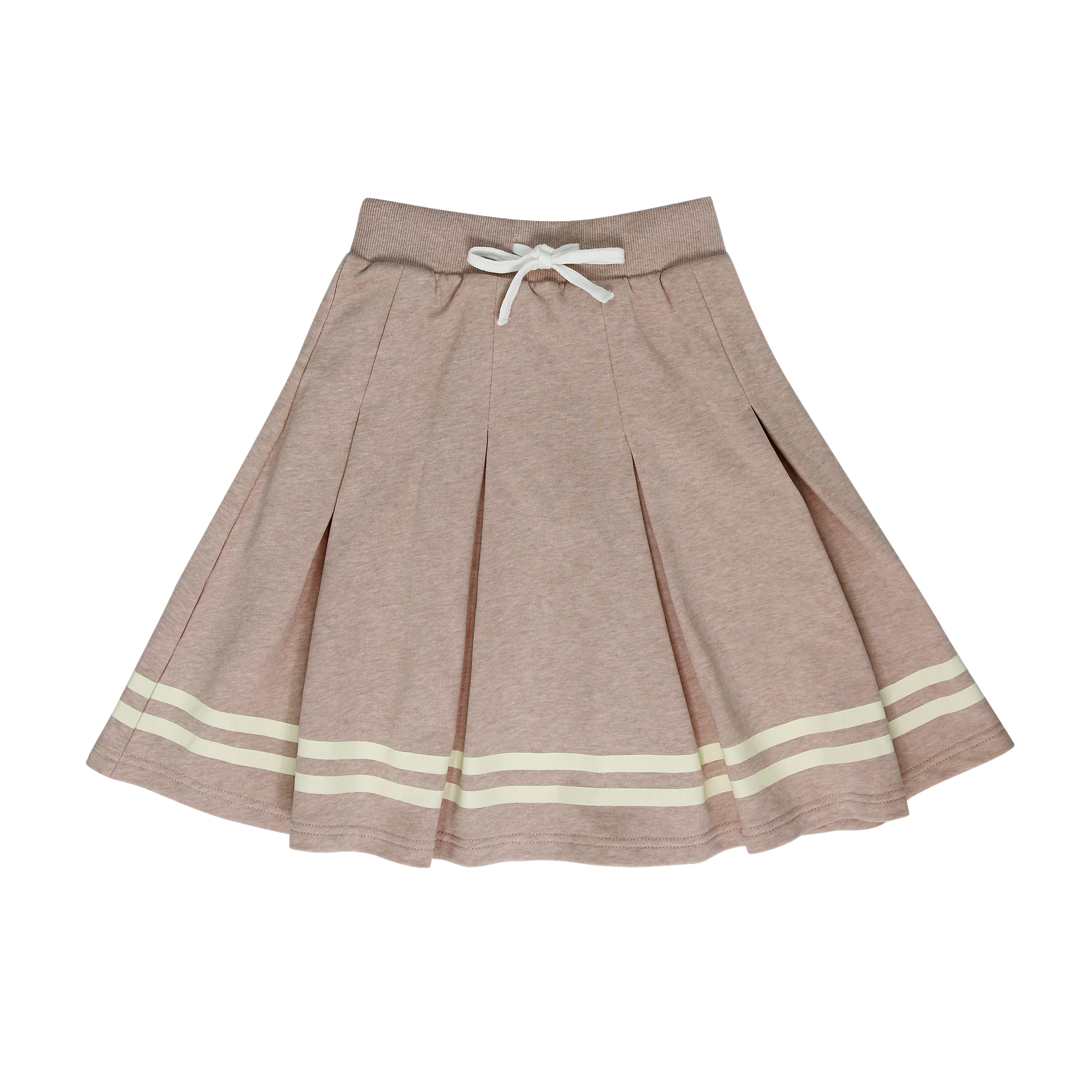 Coco Blanc Marled Blush Pleated Skirt (CB2031)