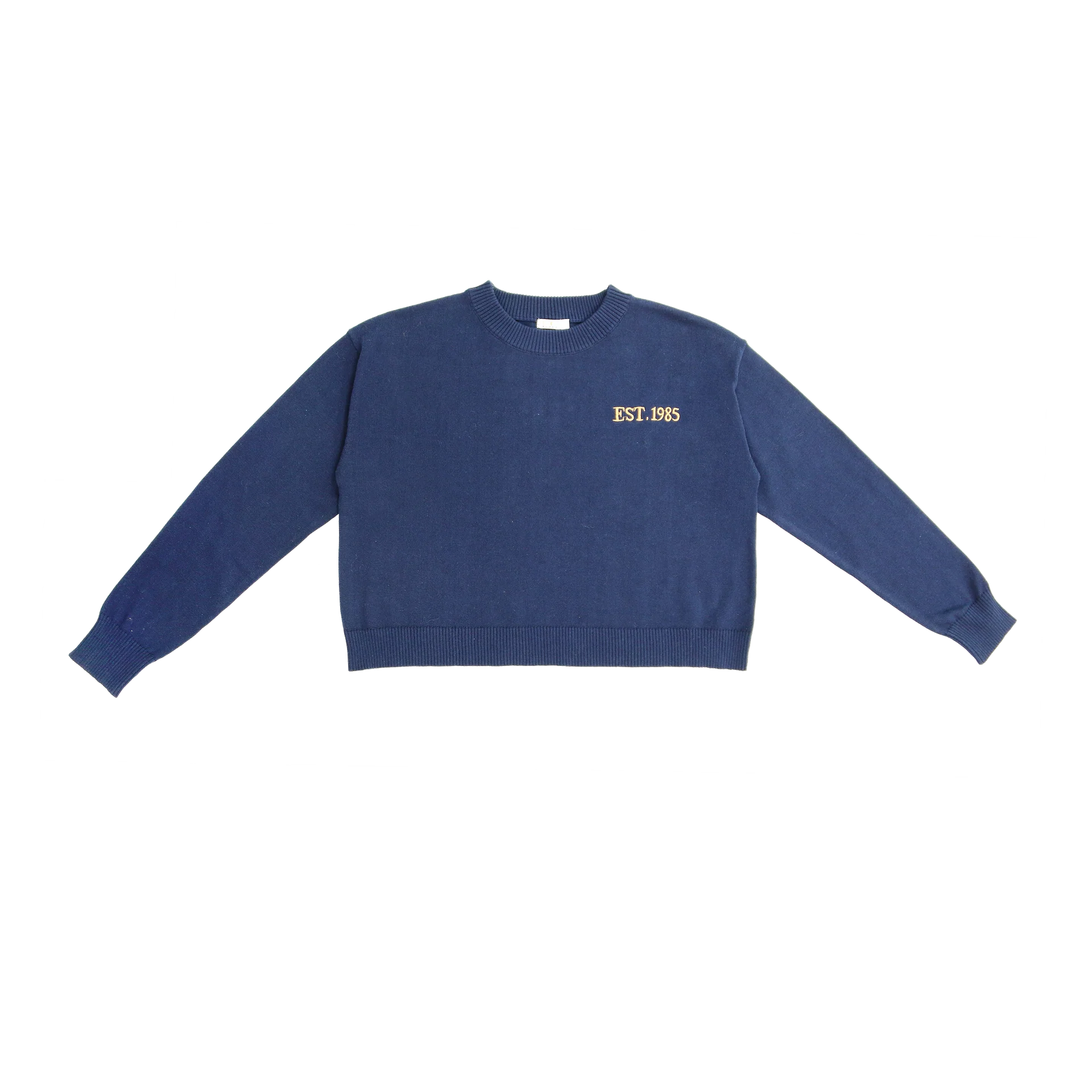 Coco Blanc Navy Boxy Sweater (CB2080)