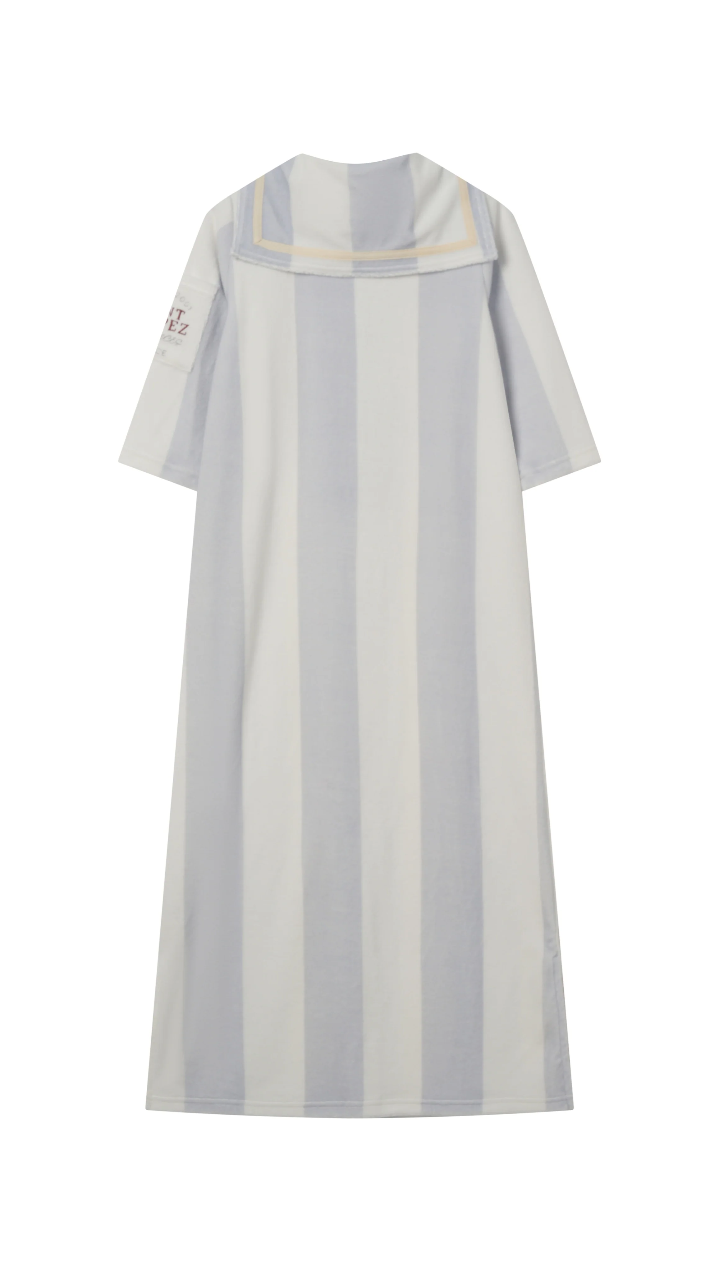 Coco Blanc Striped Long Terry Robe SS26 - Image 2