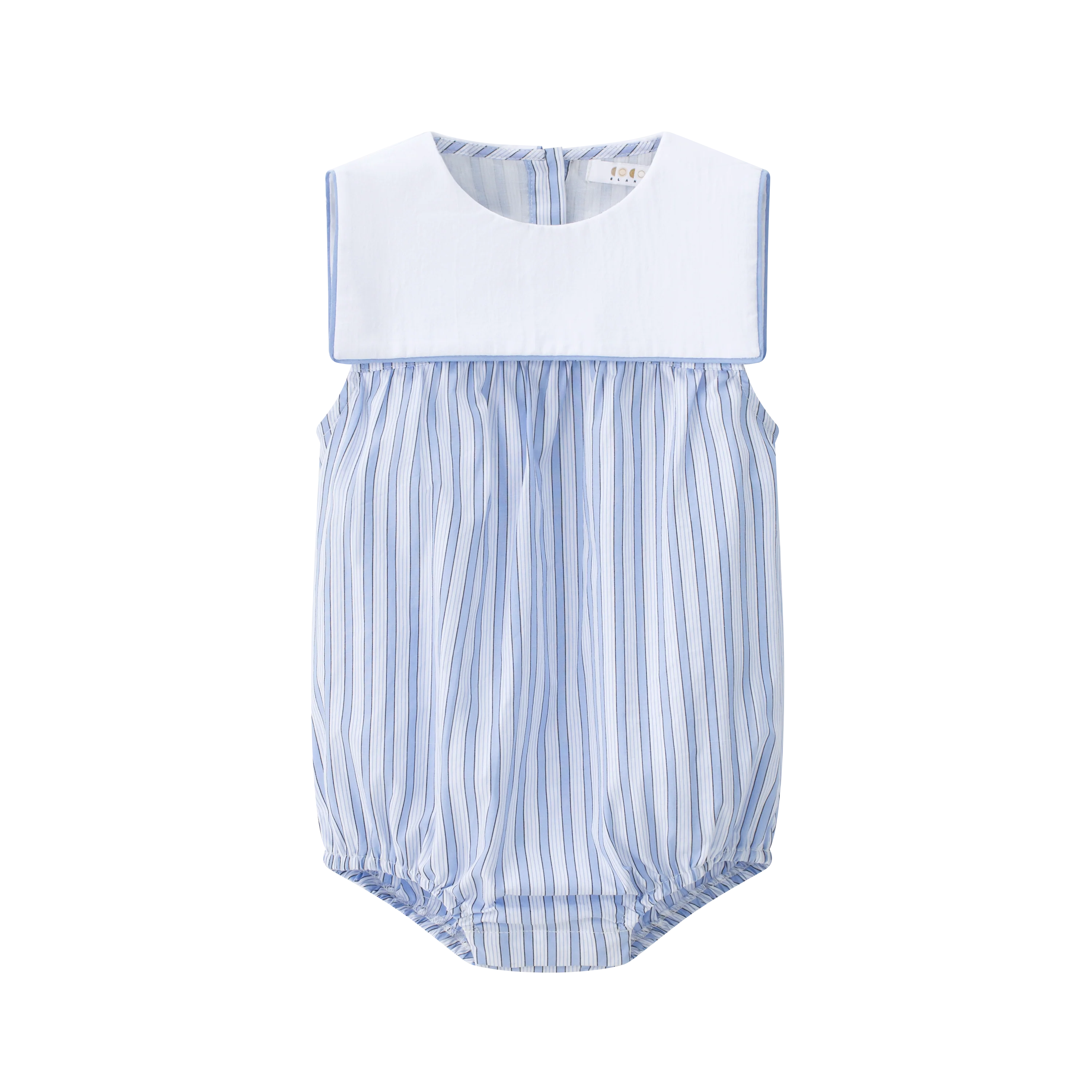 Coco Blanc Striped Sailor Romper Boy