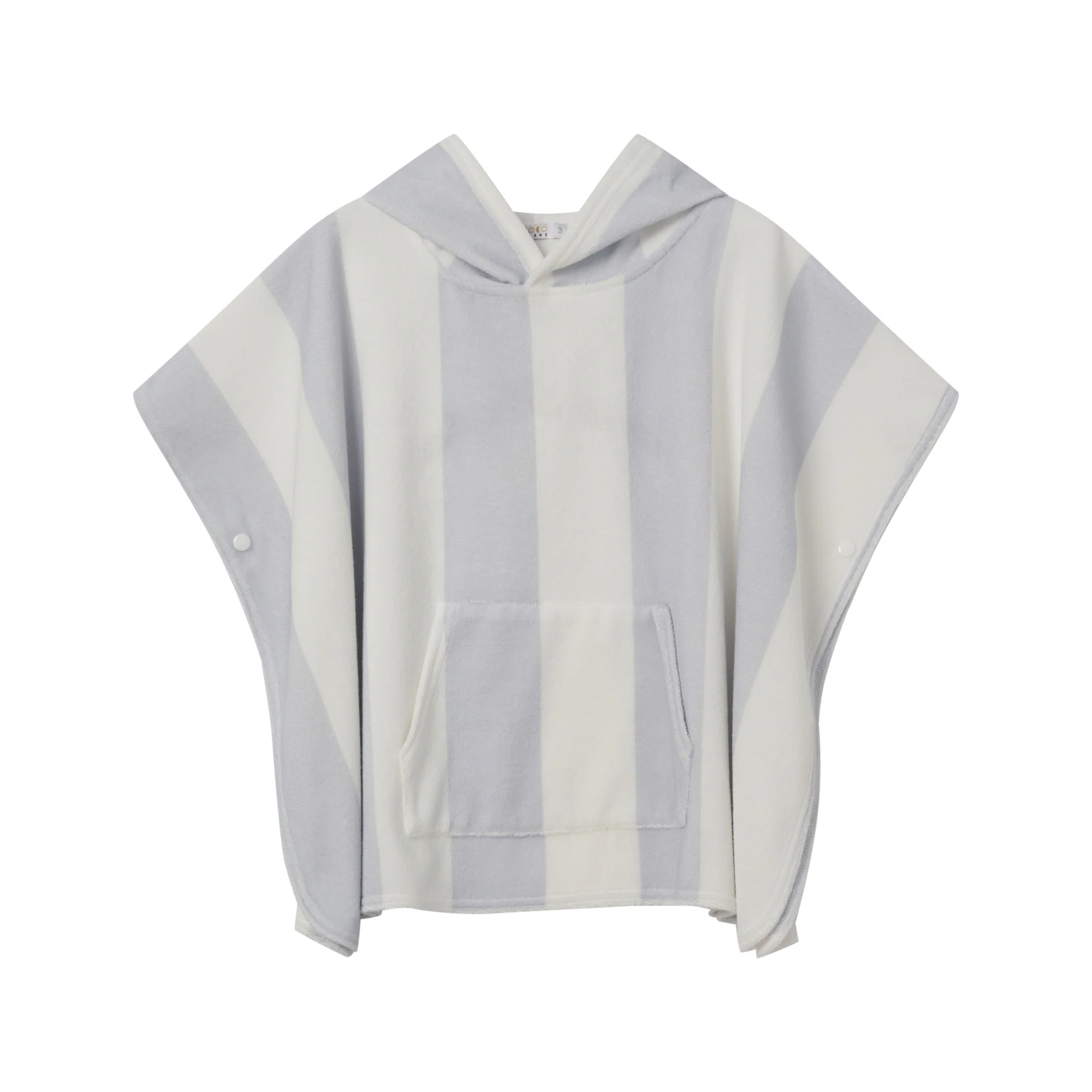 Coco Blanc Striped Terry Poncho SS26