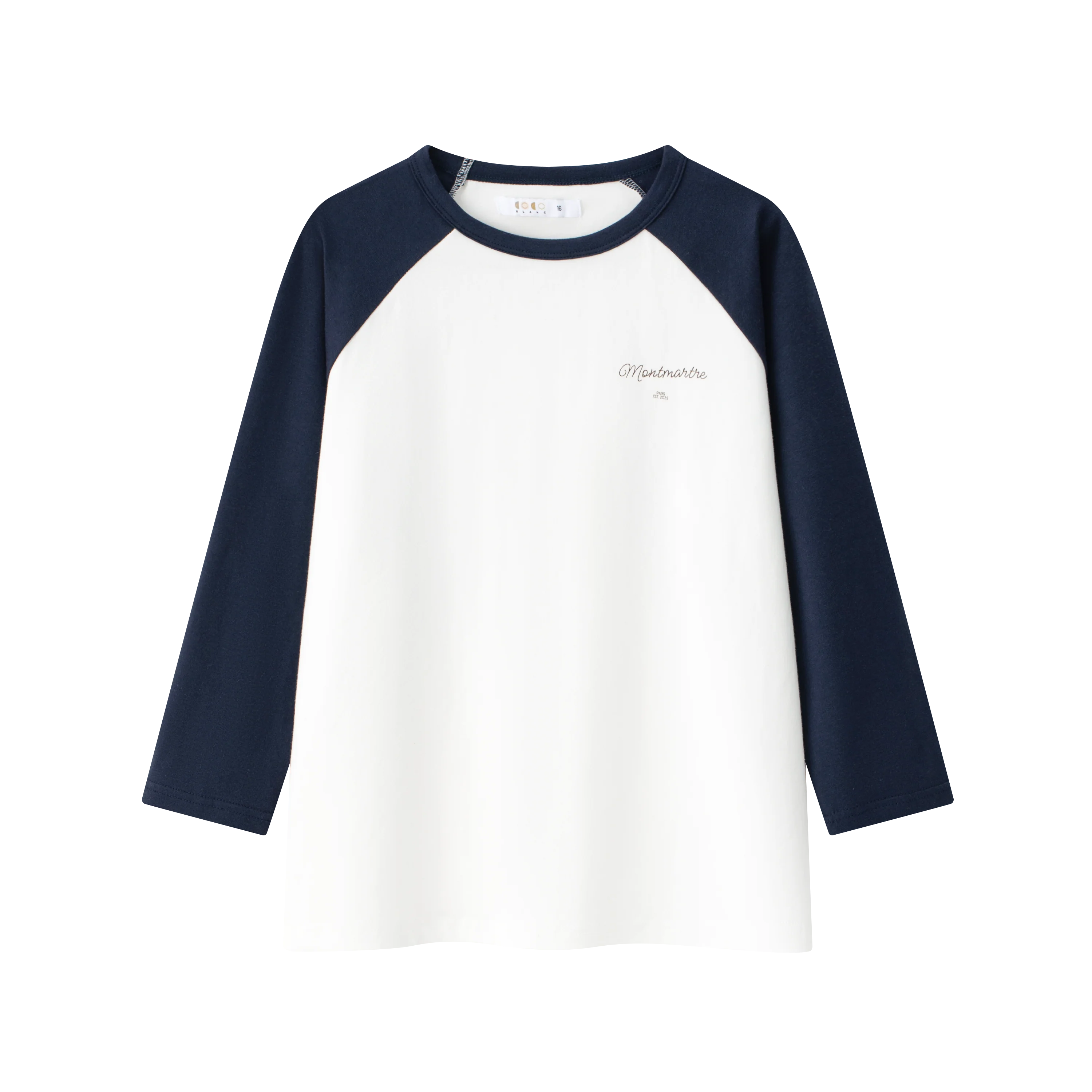 Coco Blanc White 3/4 Raglan Tee SS26