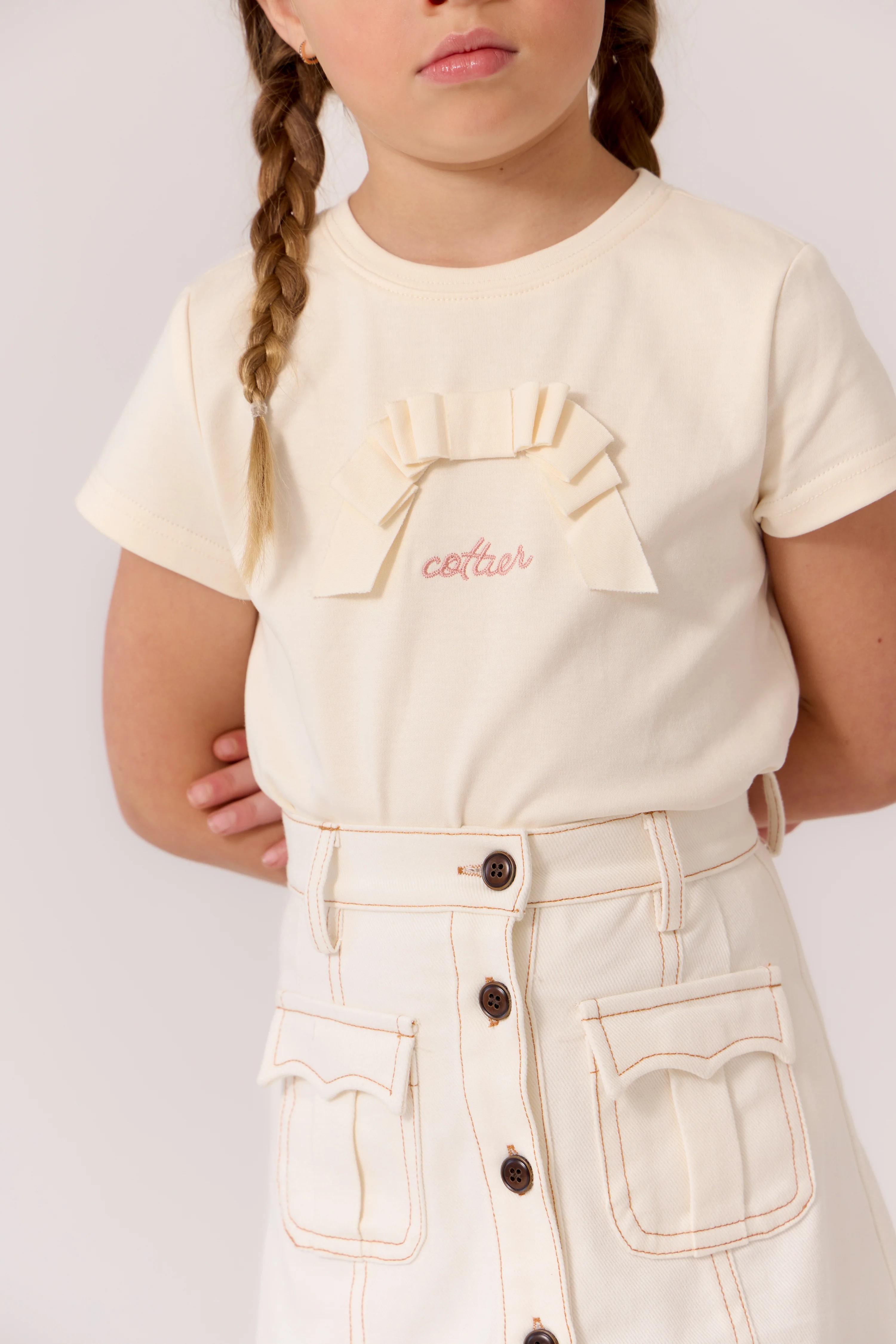 Cottier White Beau Tee - Image 2