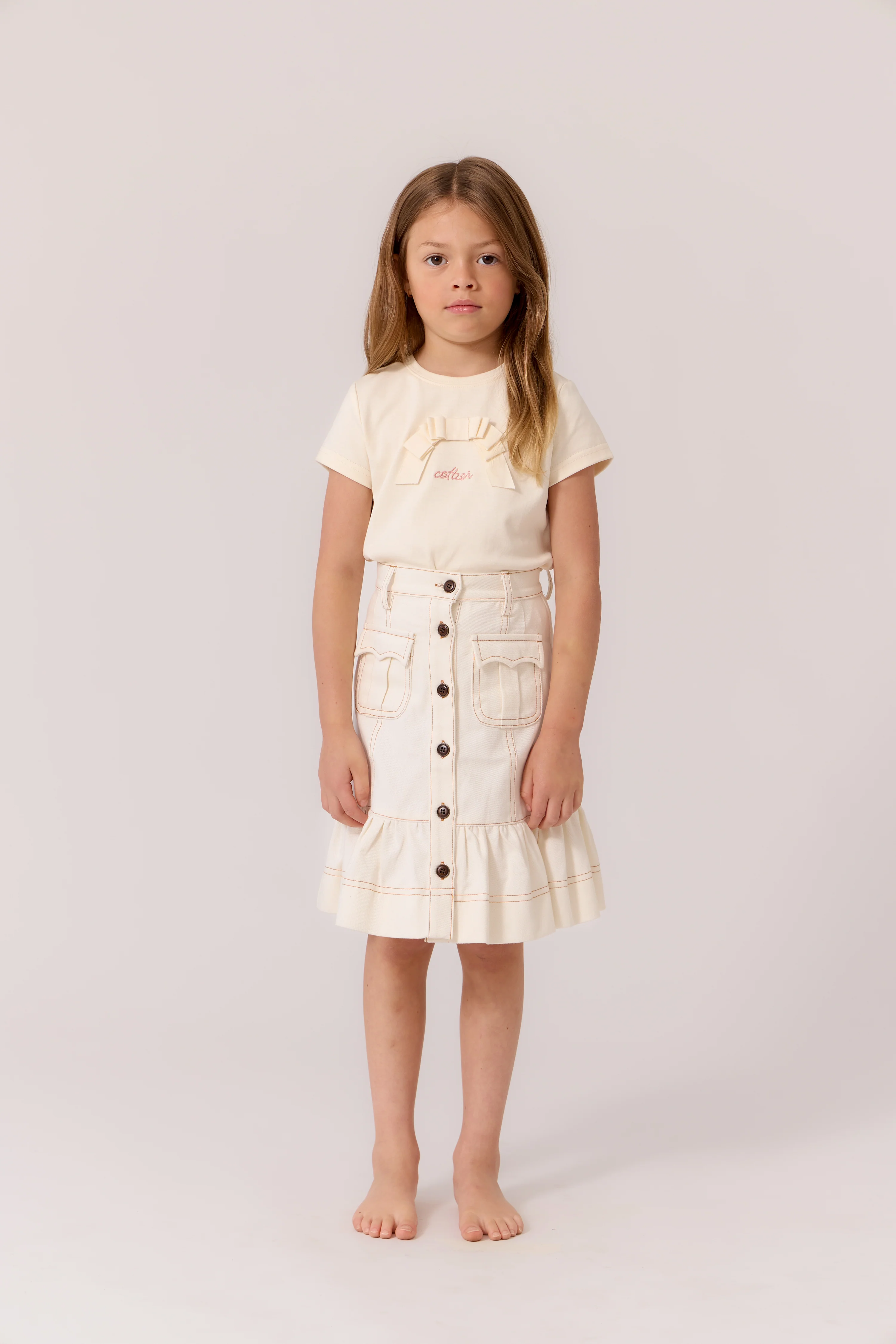 Cottier White Beau Tee - Image 3