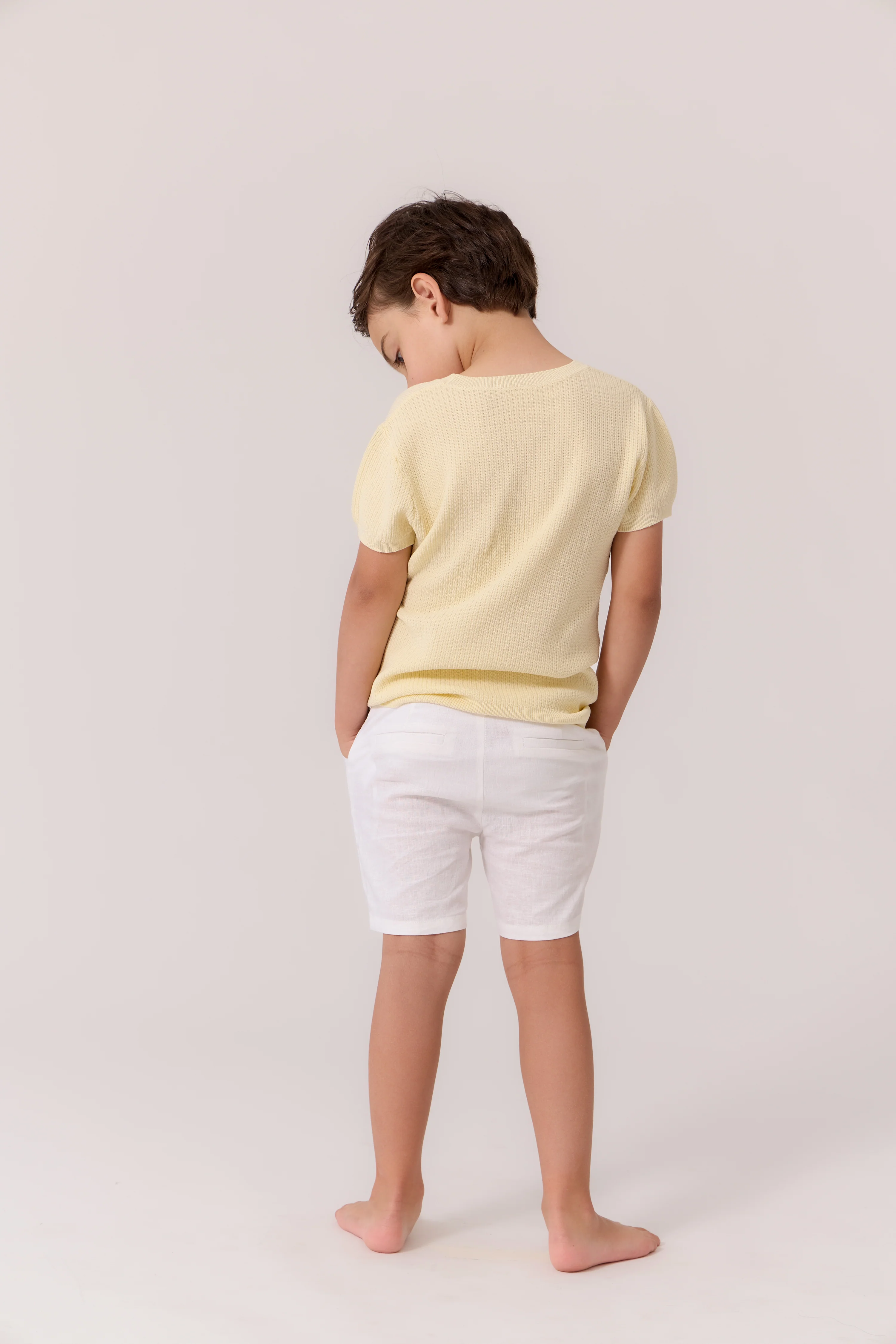 Cottier White Henry Shorts - Image 3