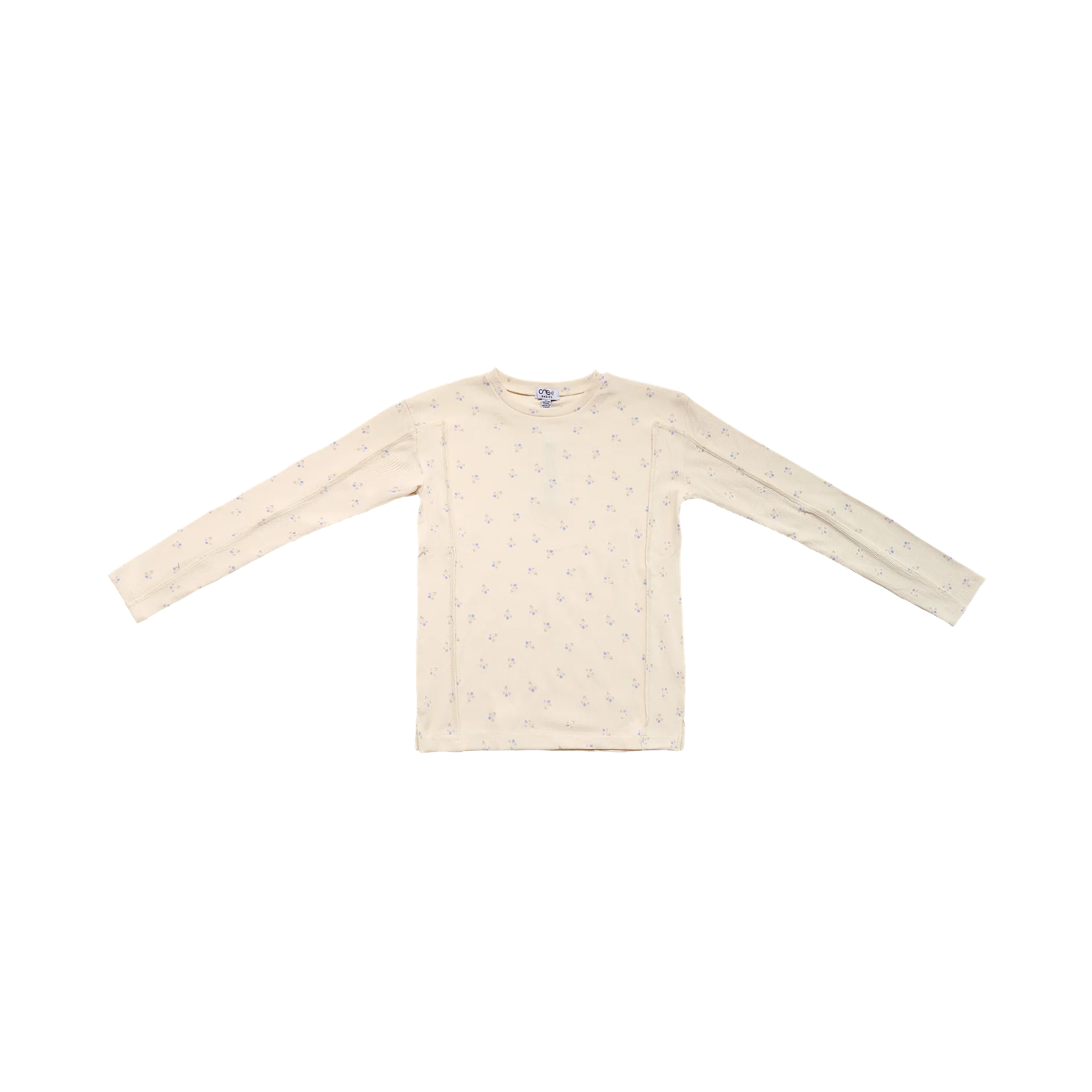 Crew Basics Blue Bud Rib Tee Shirt