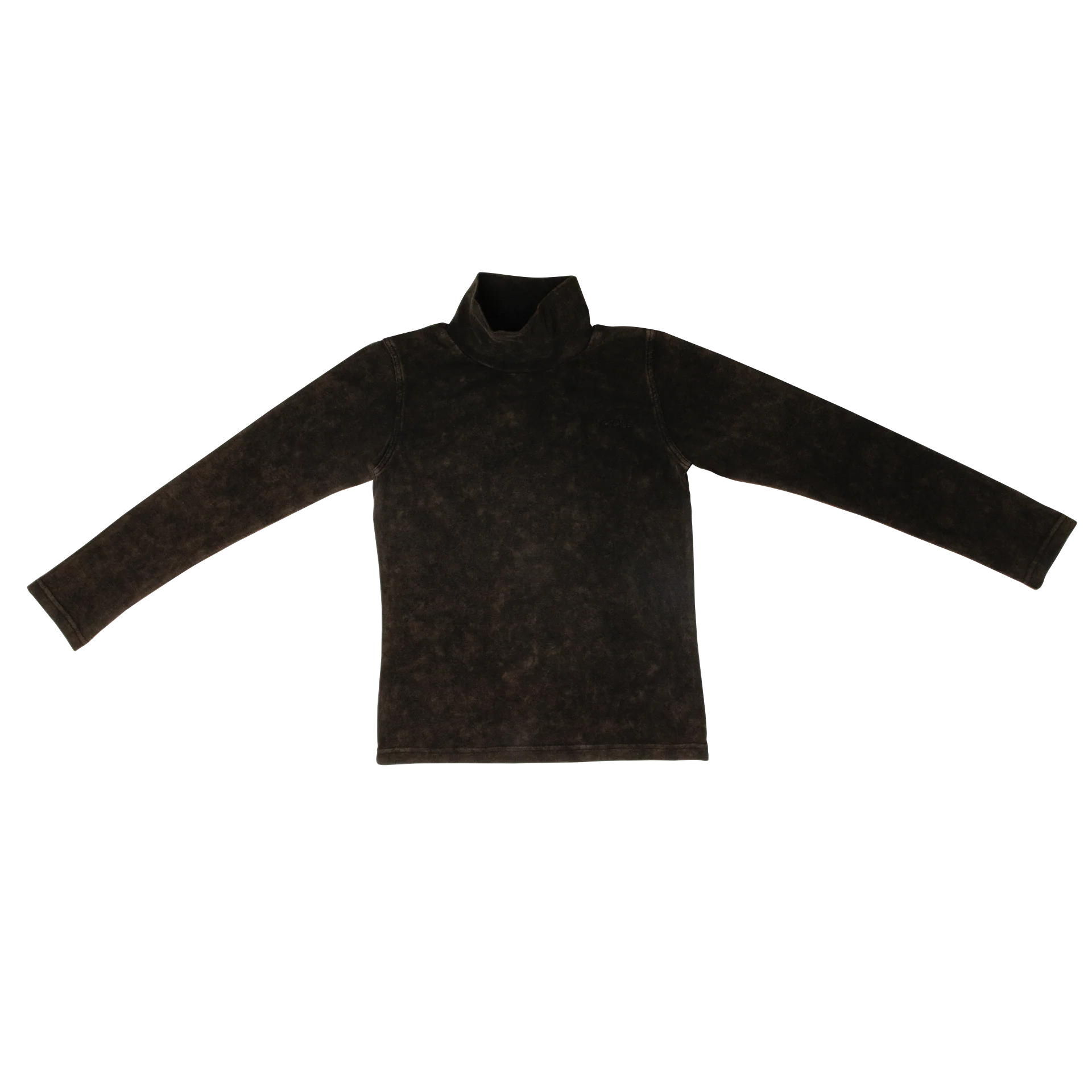 Crew Kids Grey Denim Wash Turtleneck
