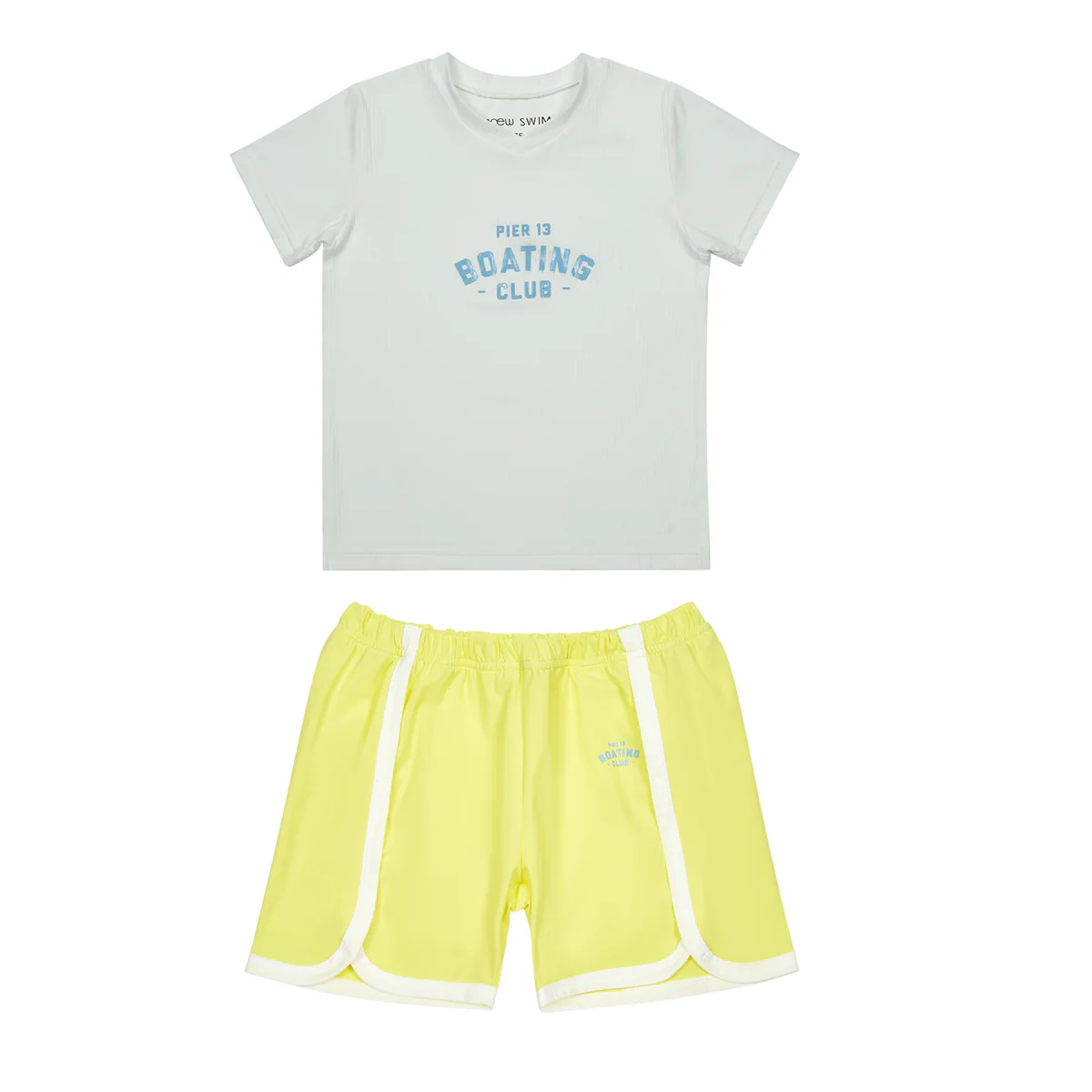 Crew Kids Yellow Pier 13 Boy Swim Set
