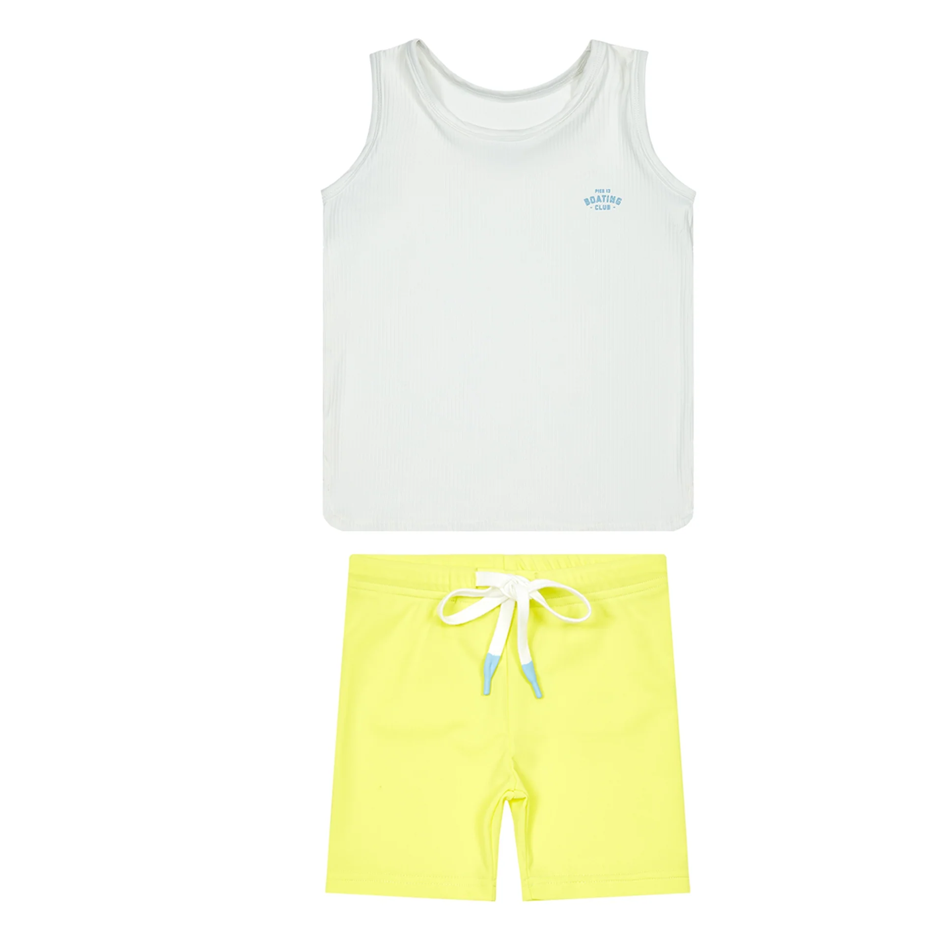 Crew Kids Yellow Pier 13 Boy Swim Tank Set