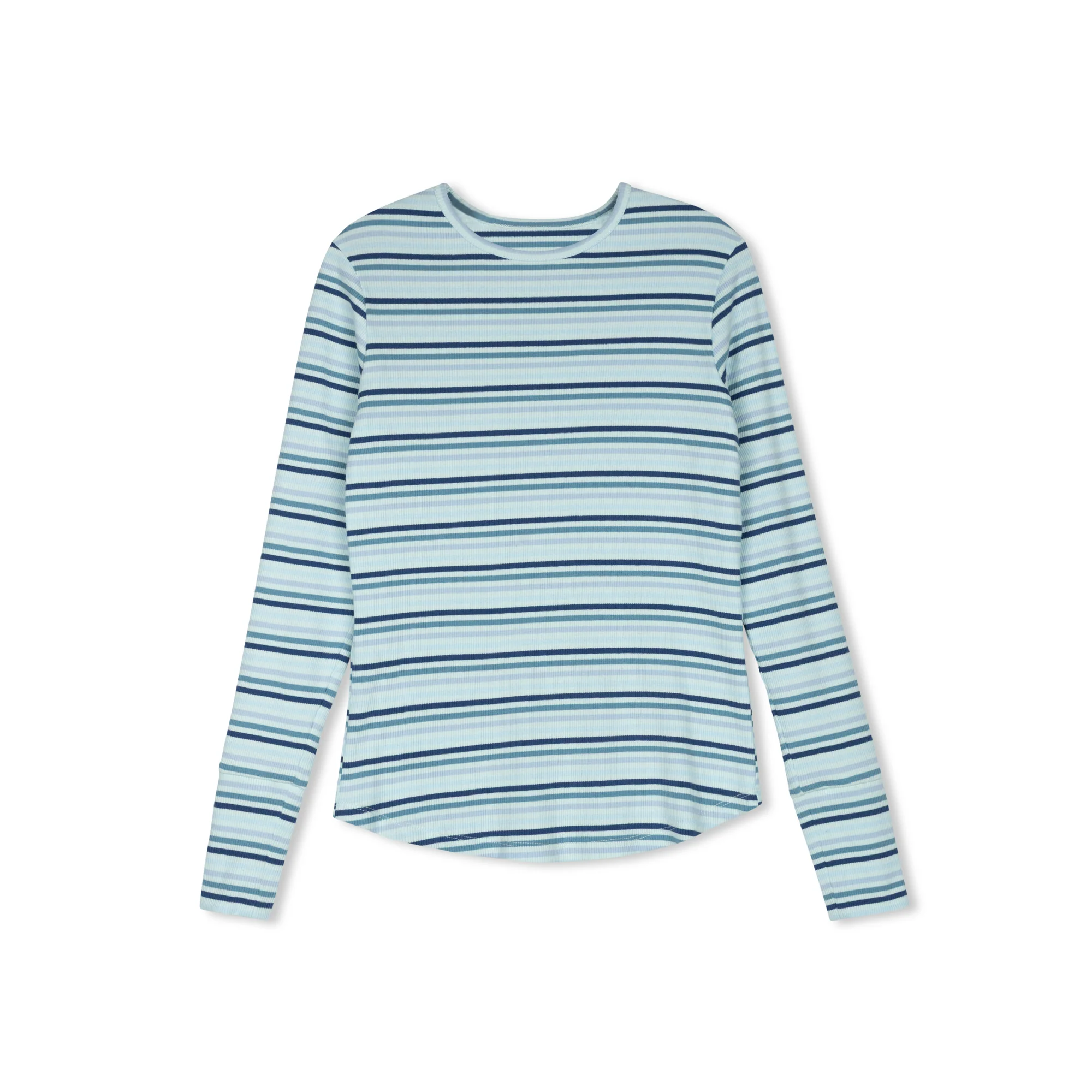 Daintti by Velvette Label Blue Multi Stripe Tee