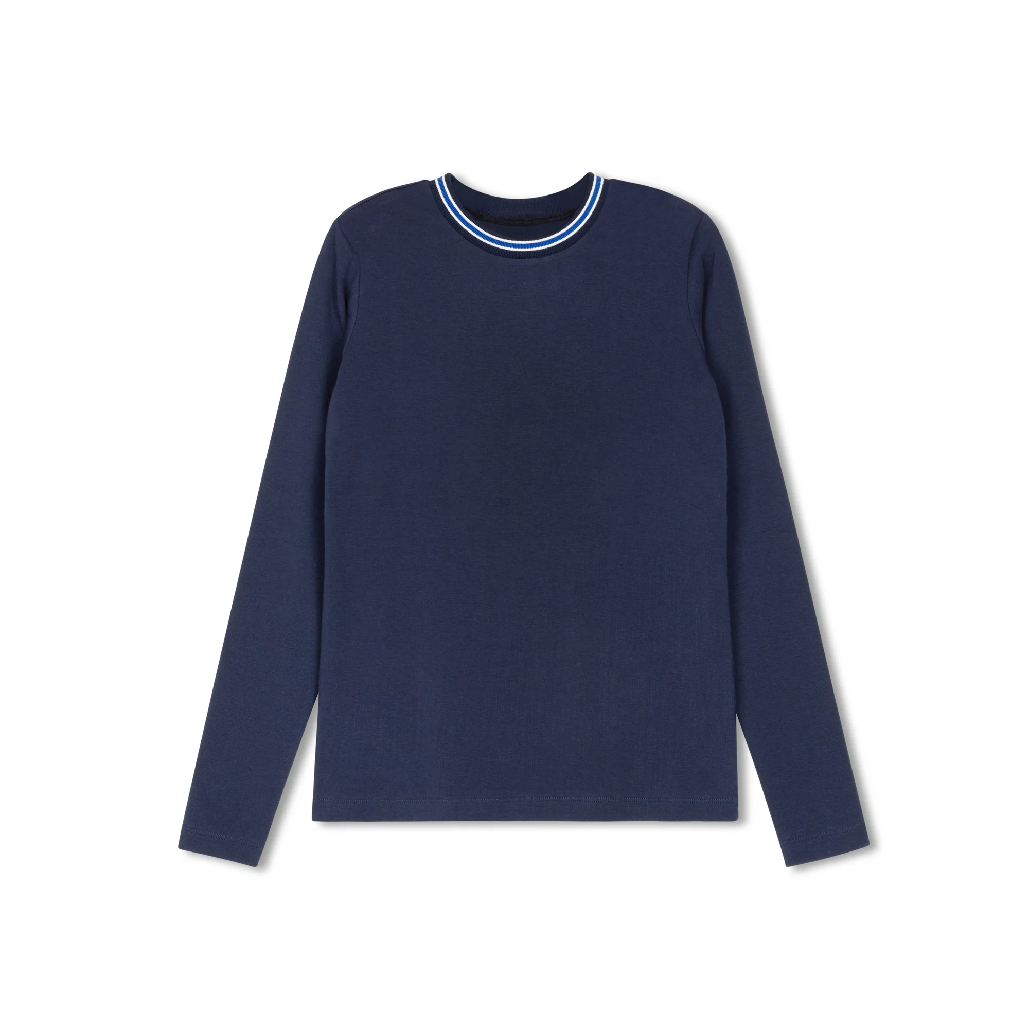 Daintti by Velvette Label Navy Stripe Neck Band Tee
