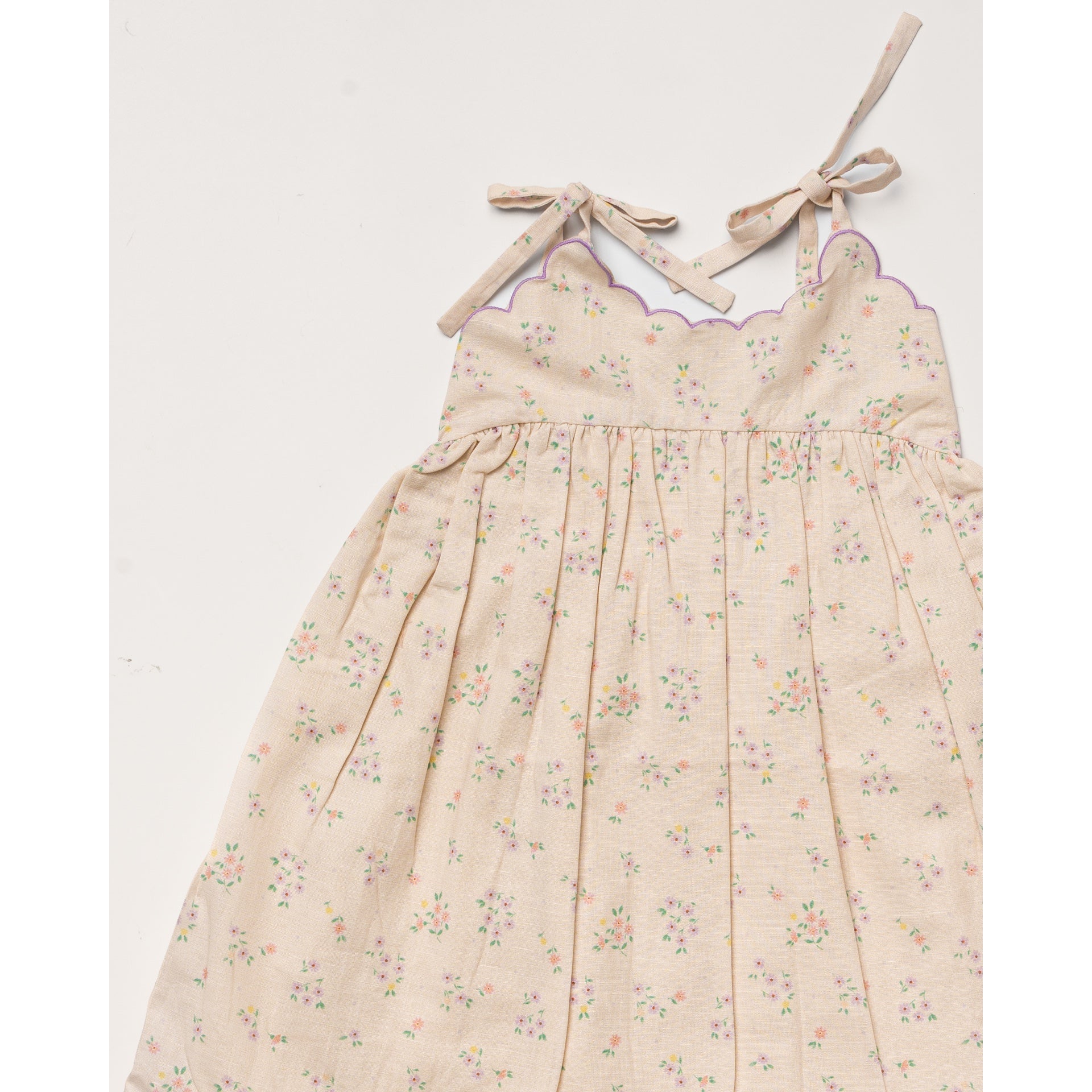 Early Sunday Alena Dress Painted Bouquet Print (FC-SS26-00003) - Image 3