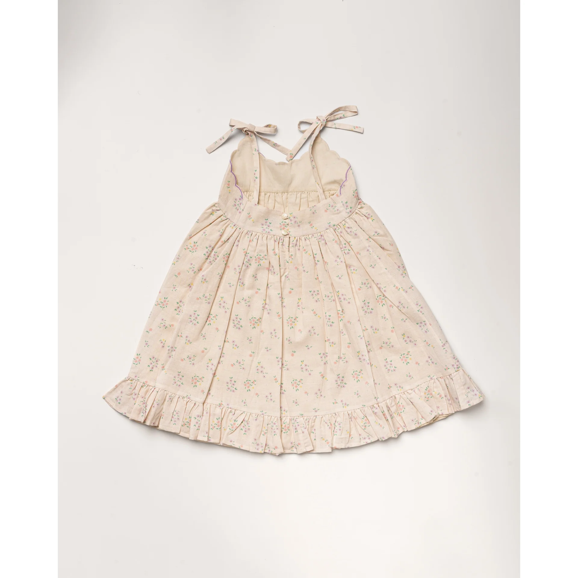 Early Sunday Alena Dress Painted Bouquet Print (FC-SS26-00003) - Image 4