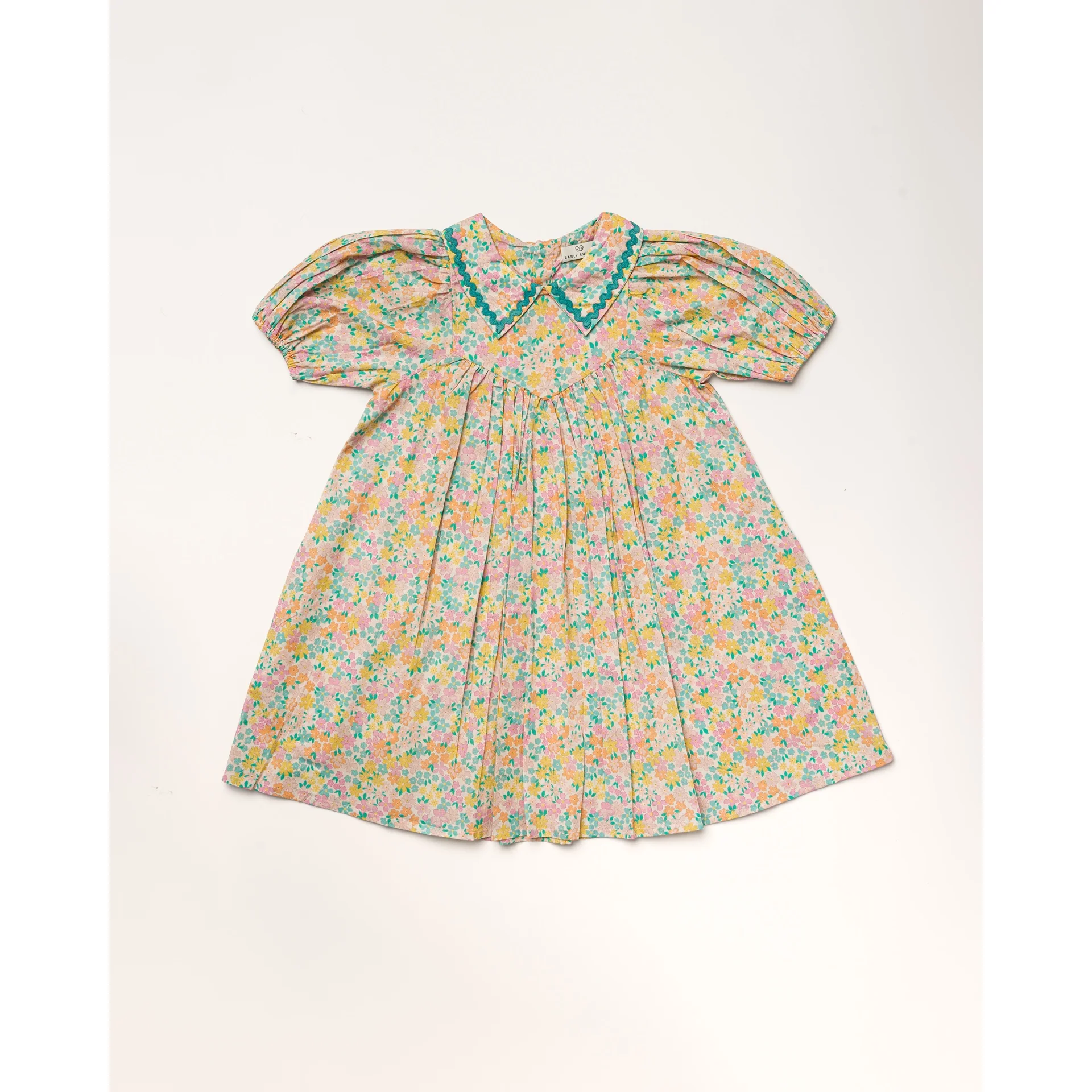 Early Sunday Beth Dress Emma Floral Mint Print (FC-SS26-00007) - Image 2