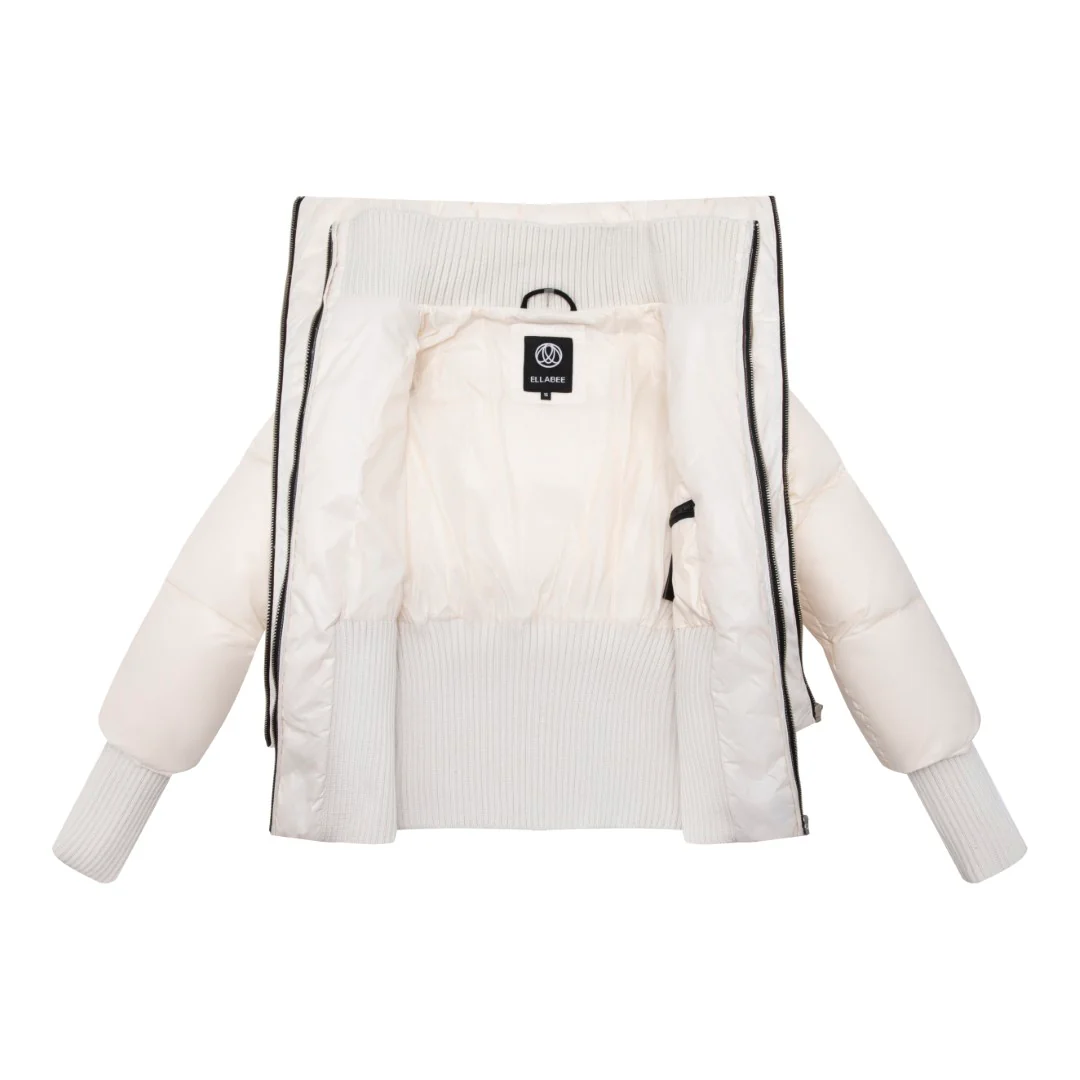 Ellabbe Darcy Double Layer Bomber Ivory - Image 3