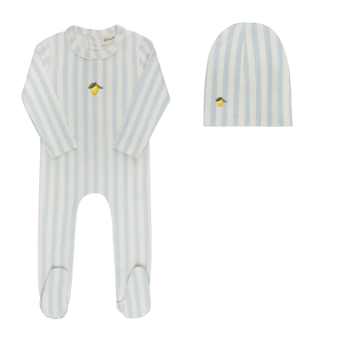 Ely's & Co Fruit Collection Lemon Footie + Beanie