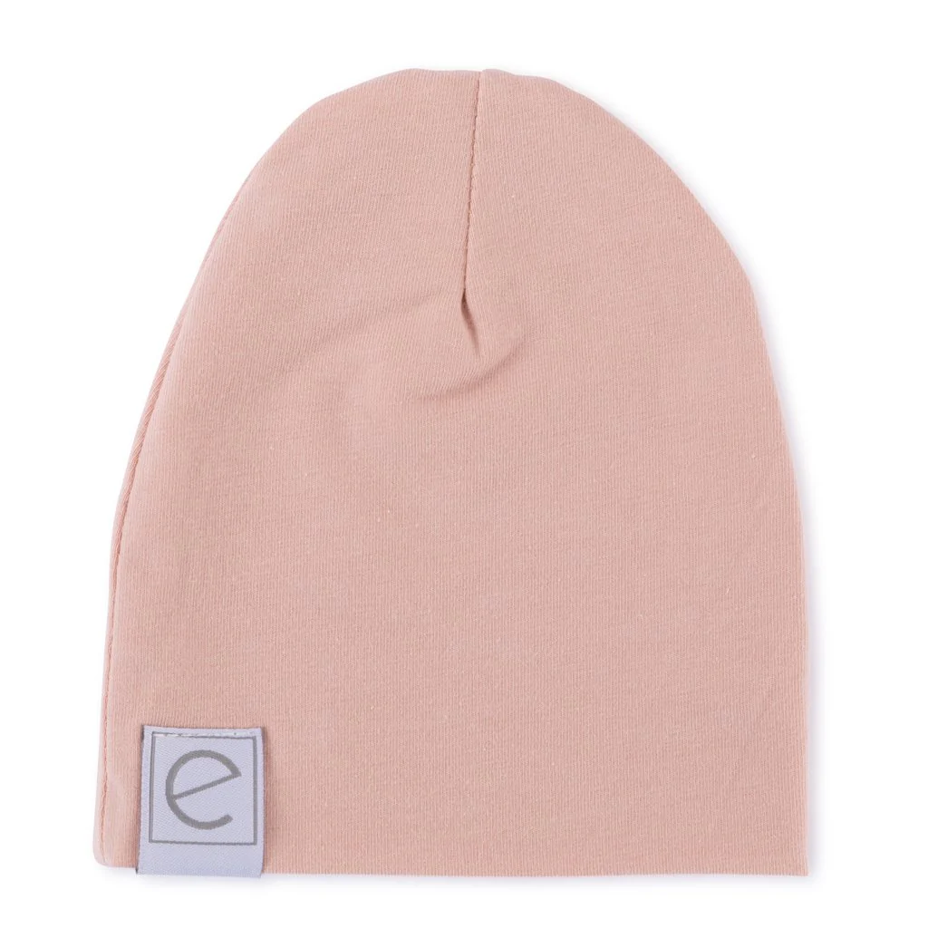 Ely's & Co Pink Jersey Cotton Beanie Hat