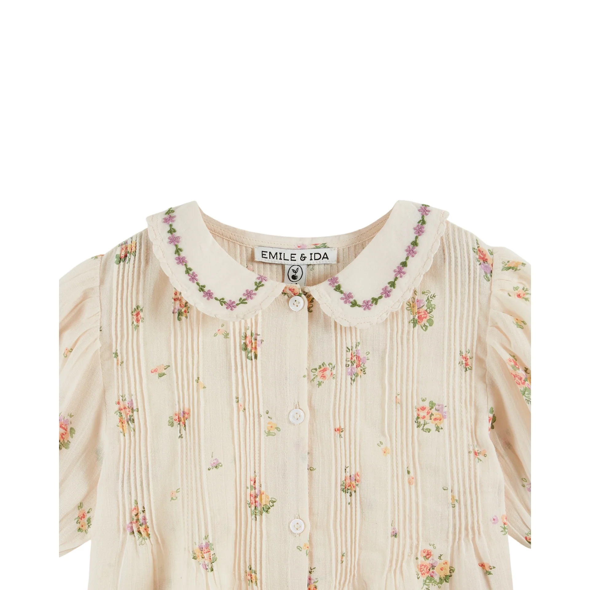 Emile Et Ida Embroidered Printed Blouse (AD032) - Althea - Image 2