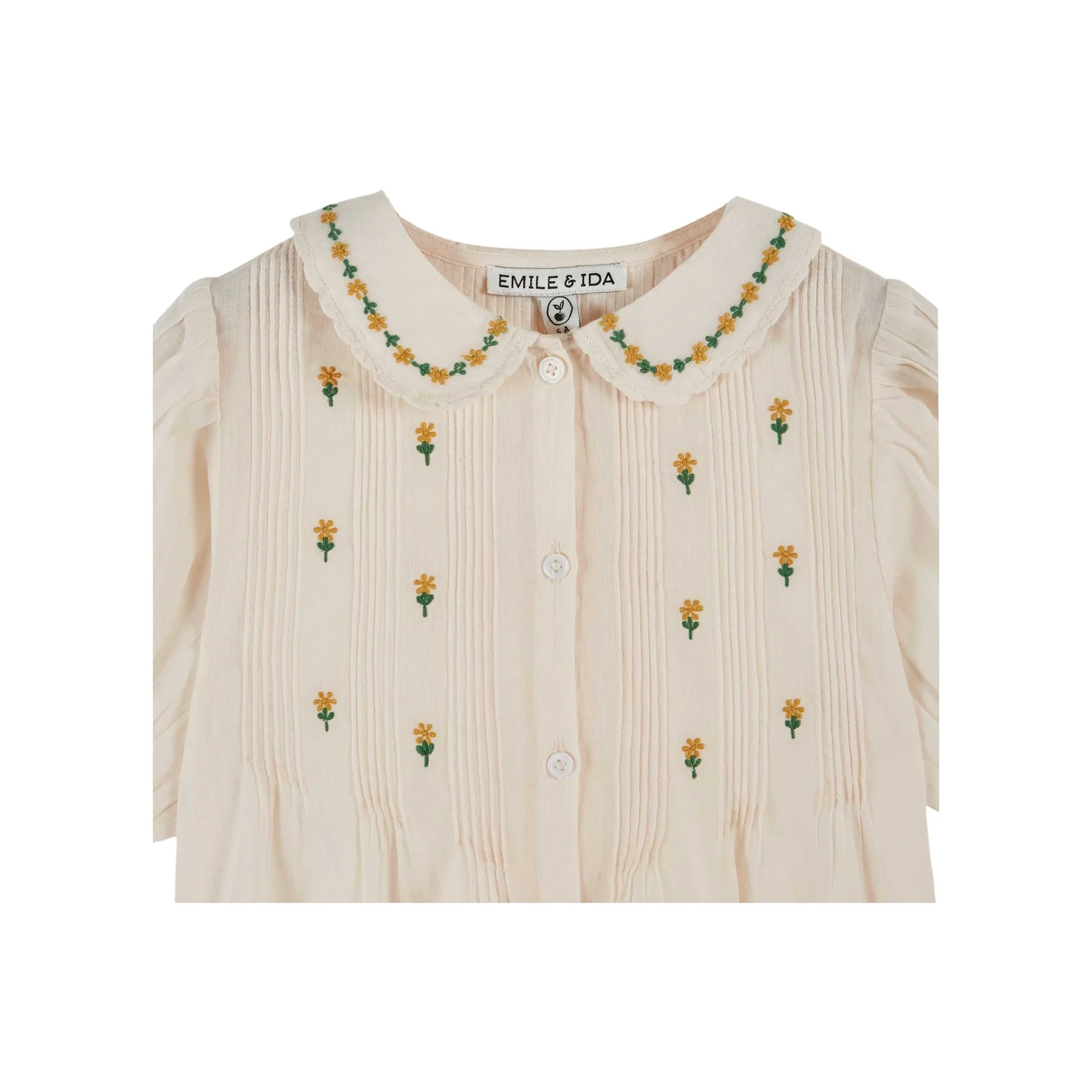 Emile Et Ida Embroidered Blouse (AD041) - Creme - Image 2
