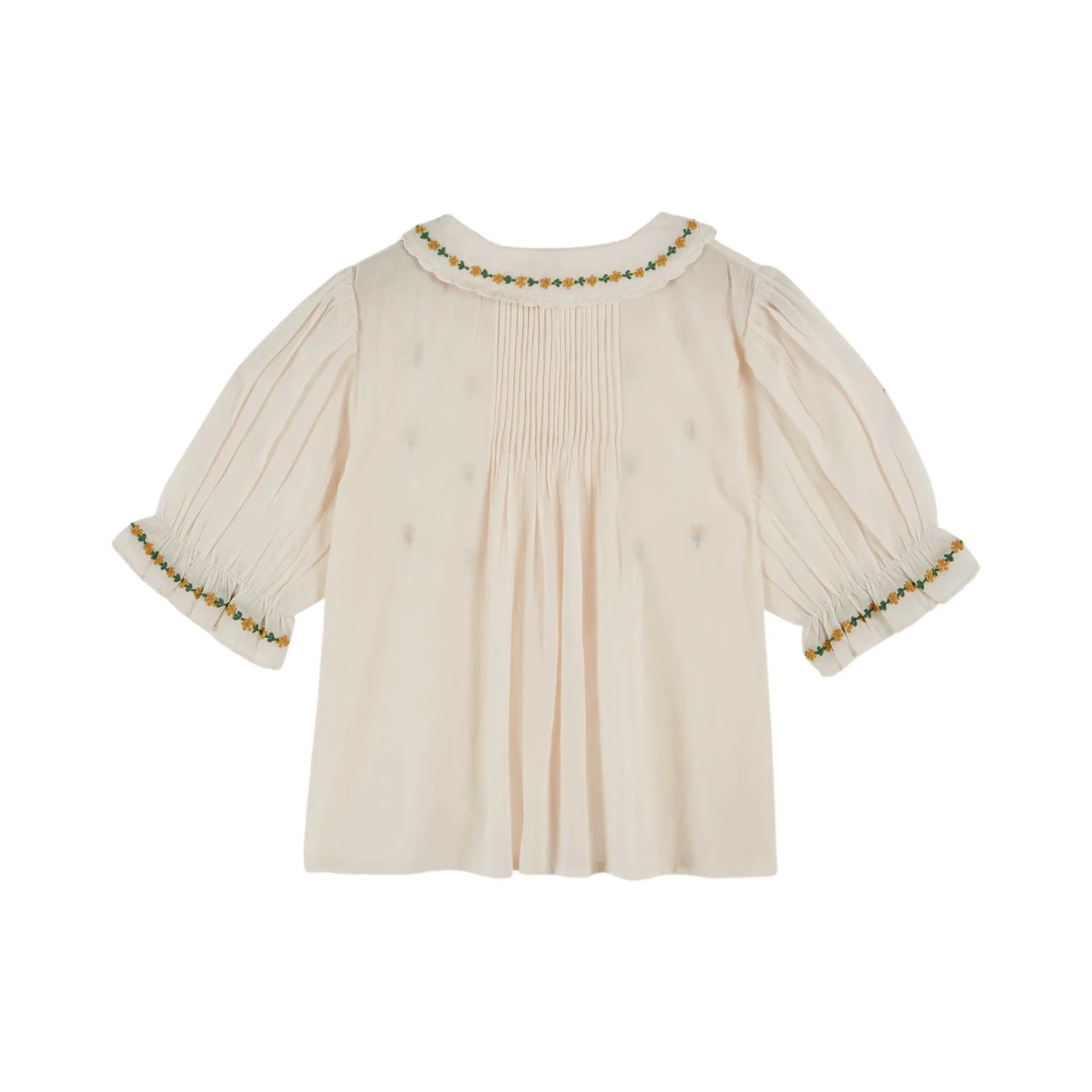 Emile Et Ida Embroidered Blouse (AD041) - Creme - Image 3