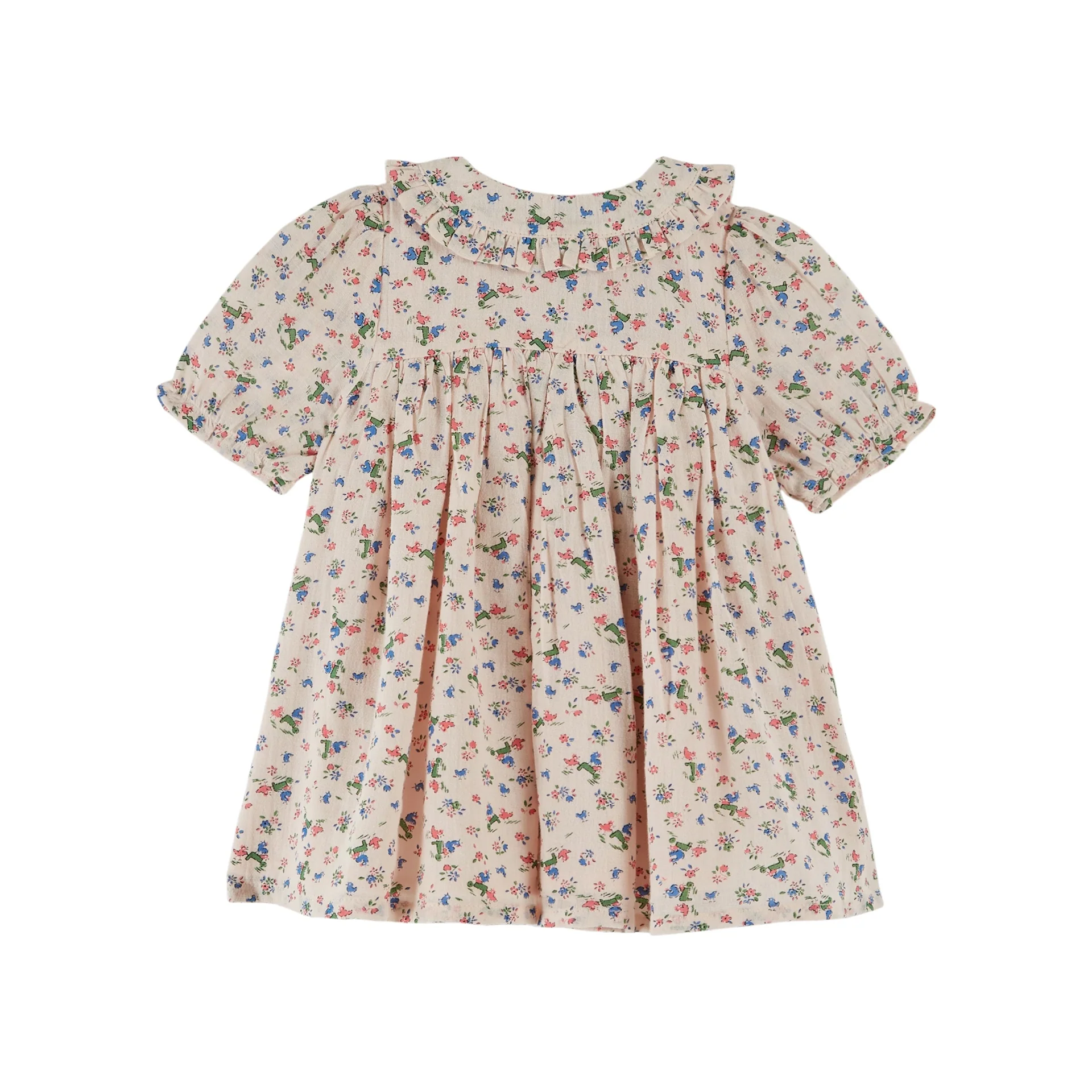Emile Et Ida Wide Printed Dress (AD045C) - Bergere - Image 2