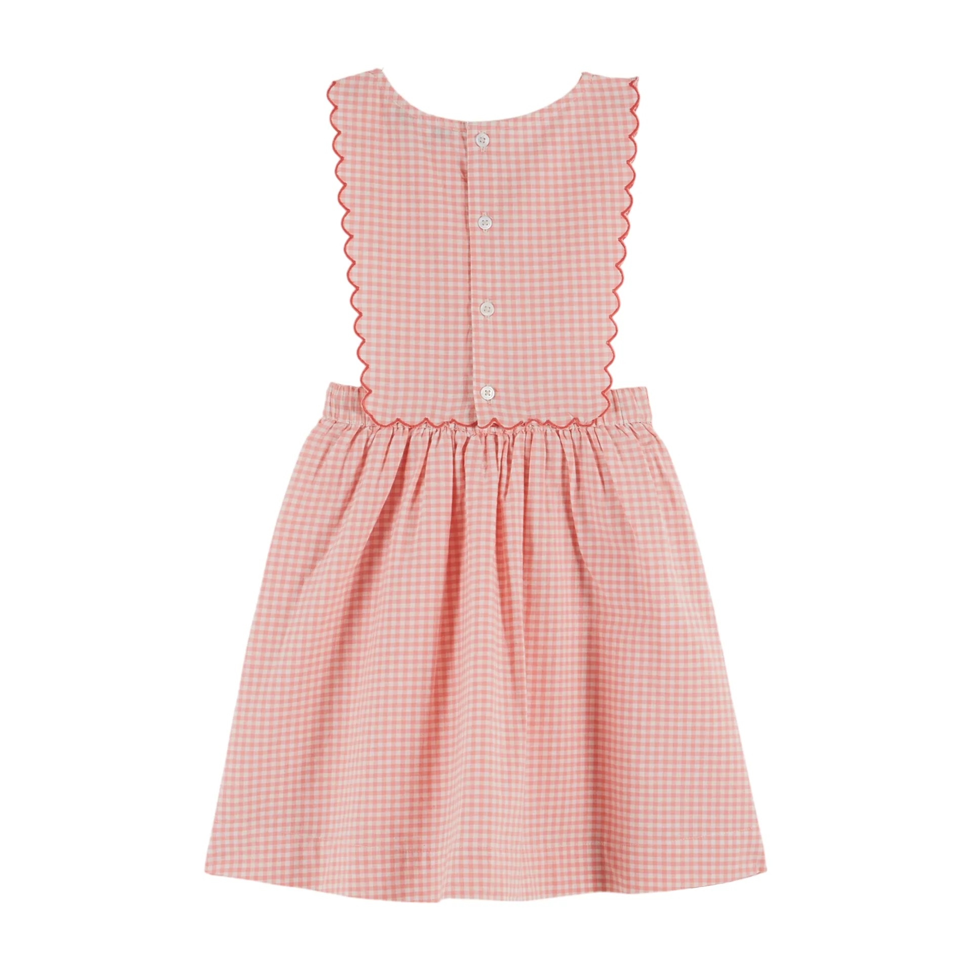 Emile Et Ida Cherry Embroidered Apron Dress (AD067) - Vivi - Image 3