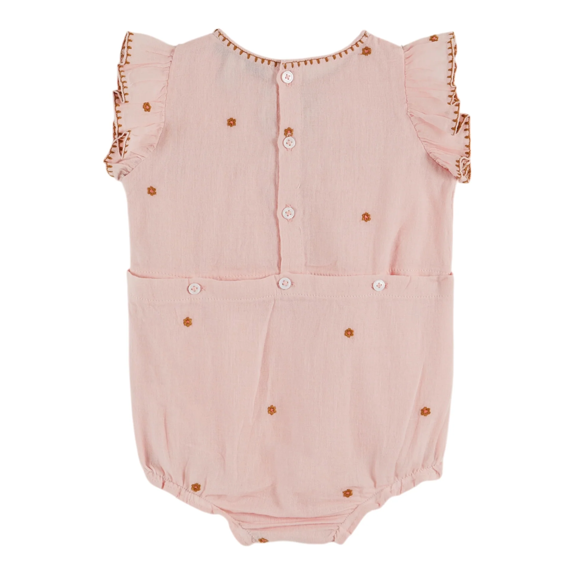 Emile Et Ida Embroidered Romper (AD077A) - Macaron - Image 2