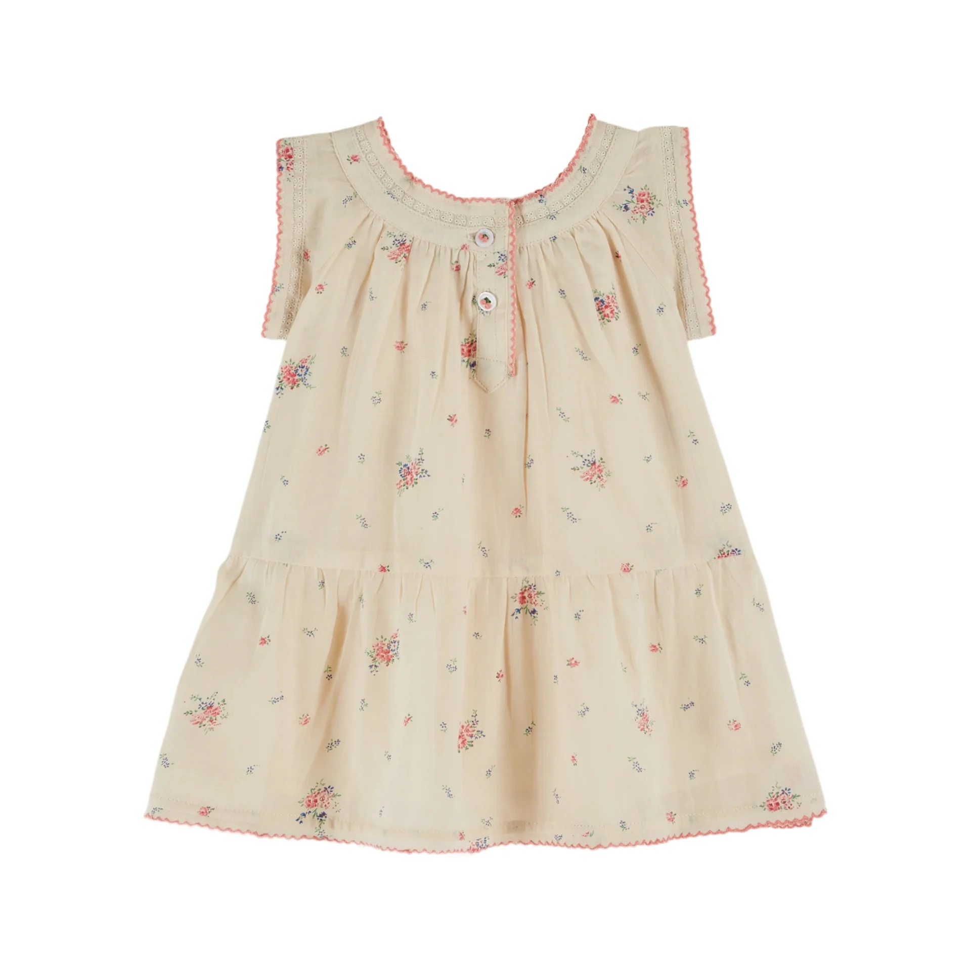 Emile Et Ida Printed Dress (AD080) - Paquerette - Image 3