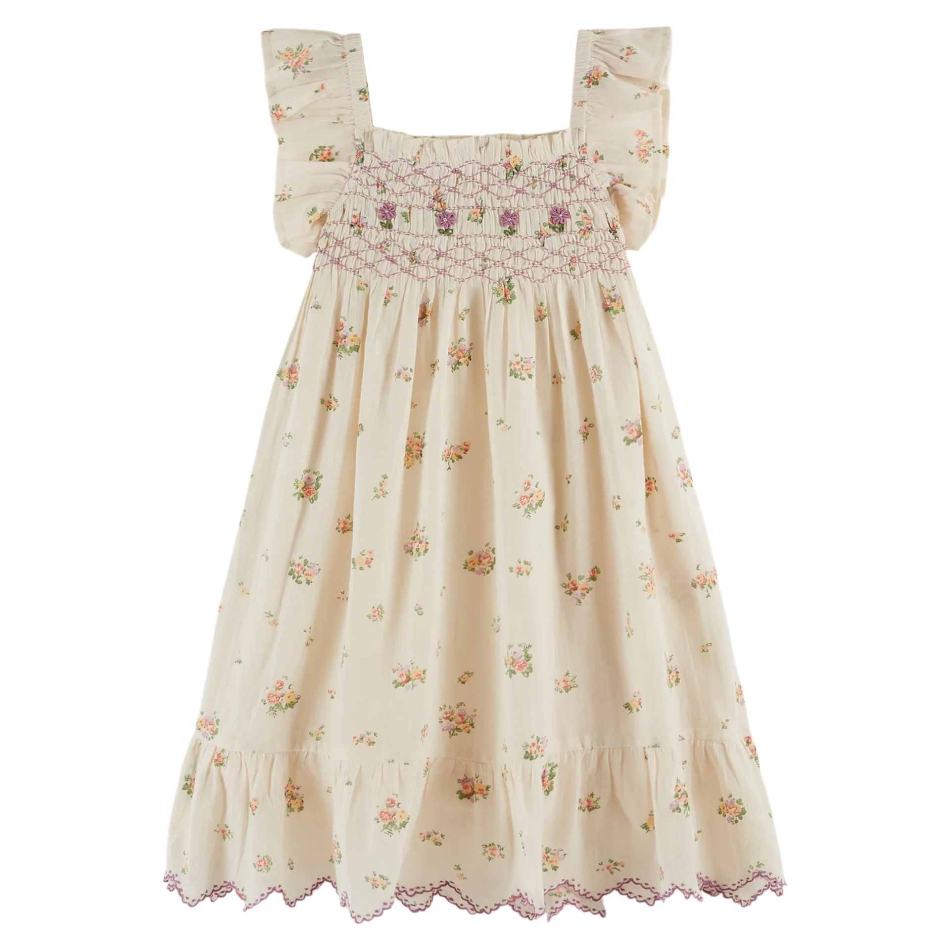 Emile Et Ida Althea Embroidered Smocked Dre (AD266)