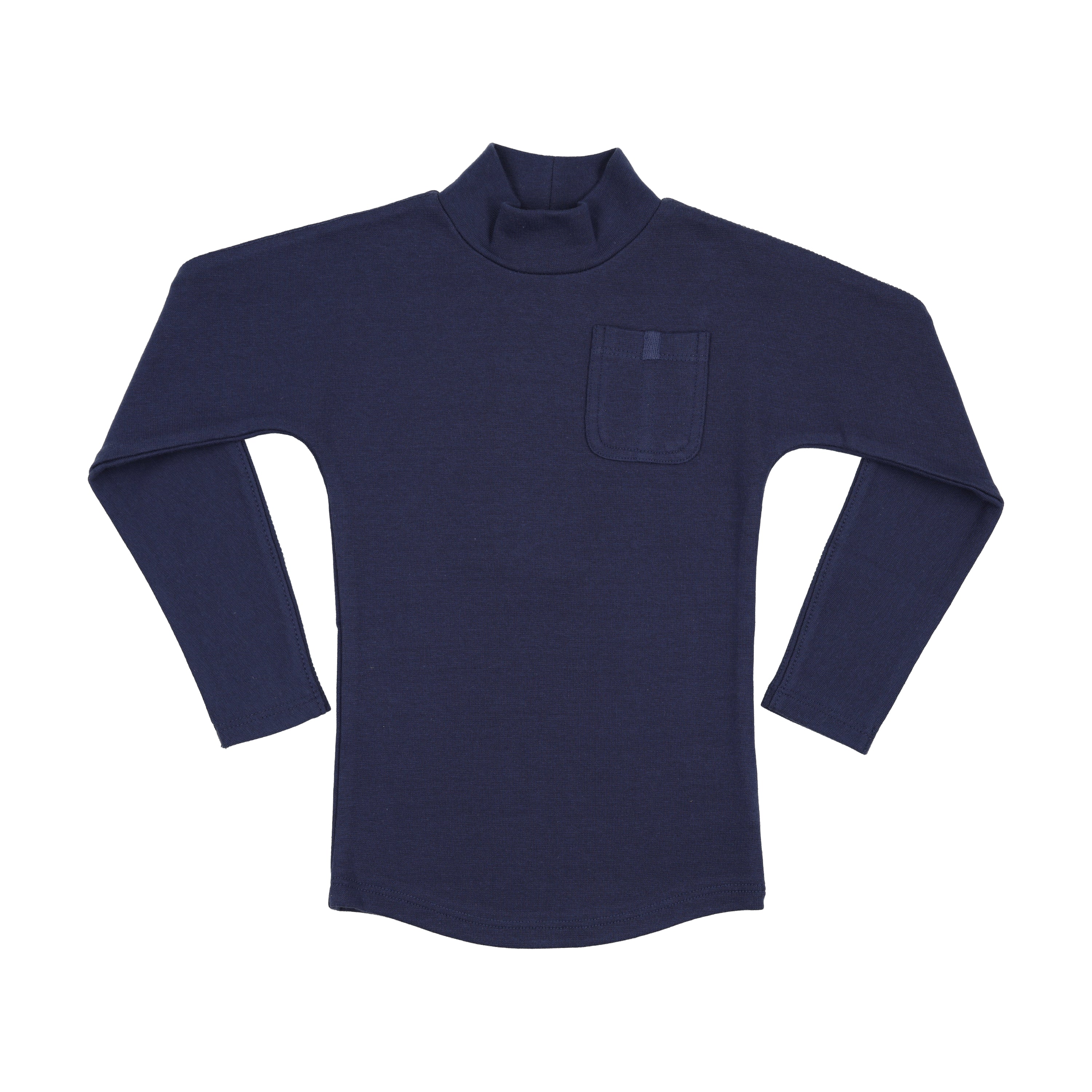 Farren And Me Washed Blue Dolman Turtleneck (Faw25-06)