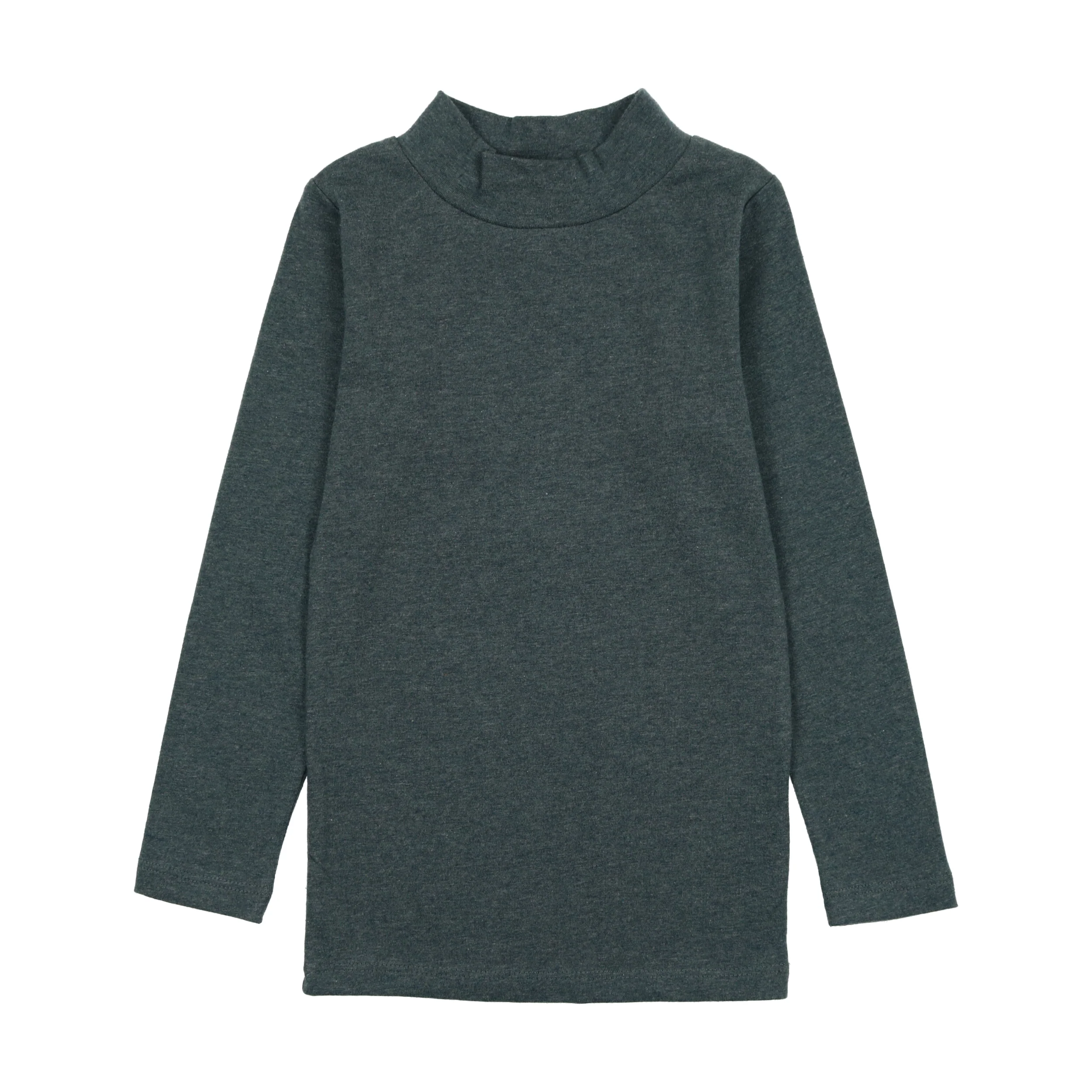 Farren + Me Mock Neck Tshirt Blue Granite