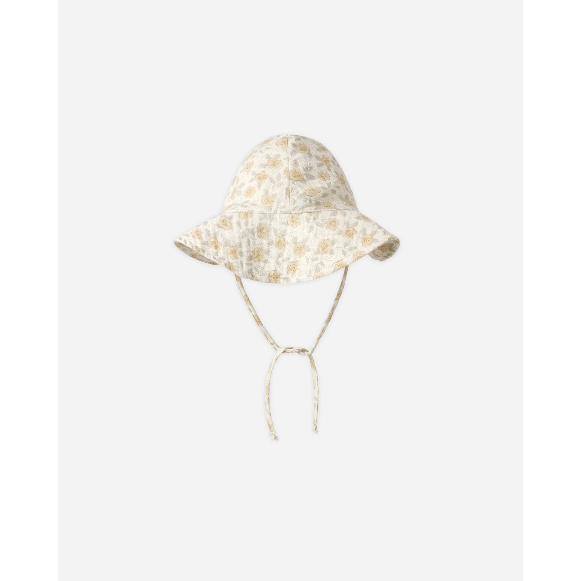 Rylee & Cru Floppy Sun Hat Yellow Floral