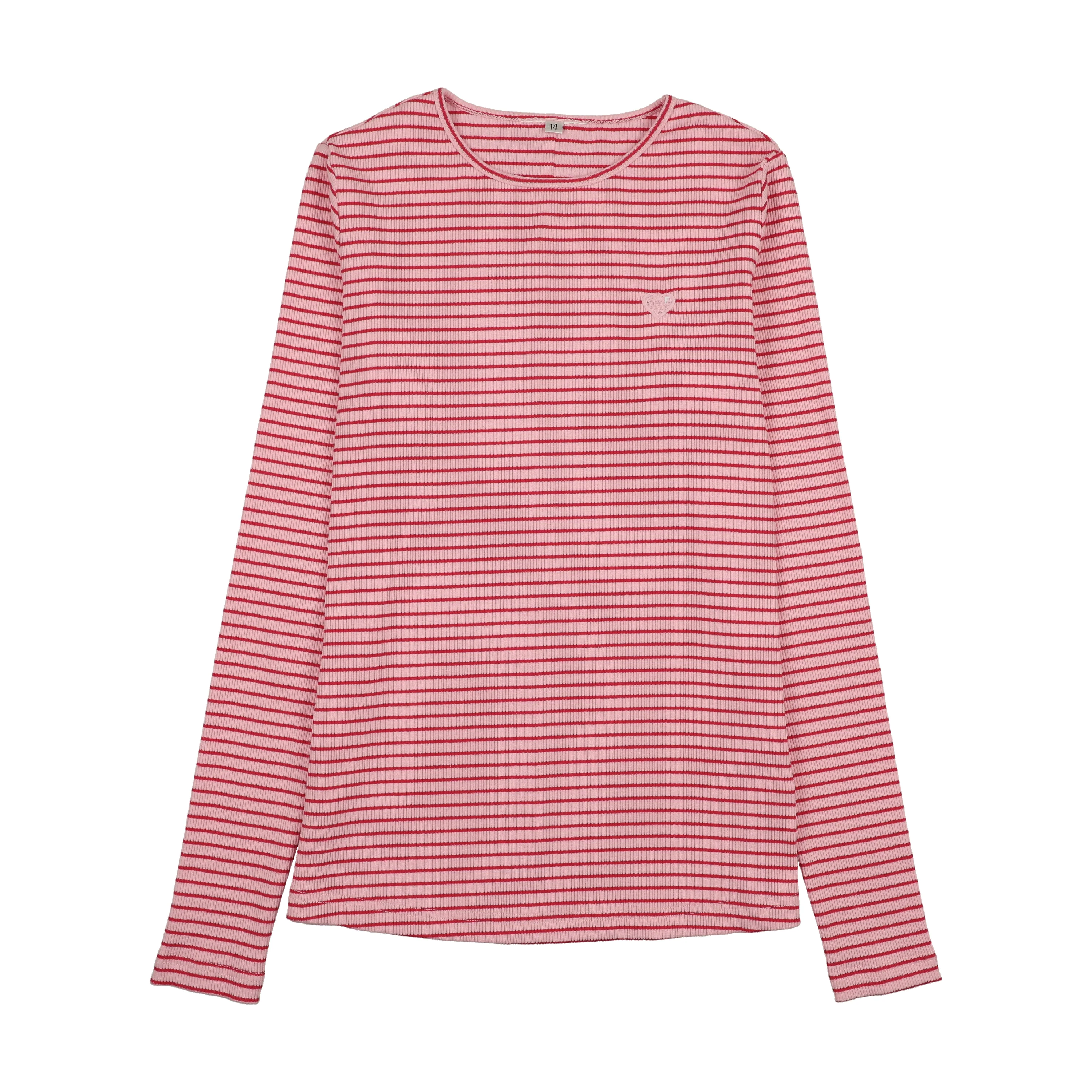 Froo Stripe Rhoda T-Shirt Red & Pink