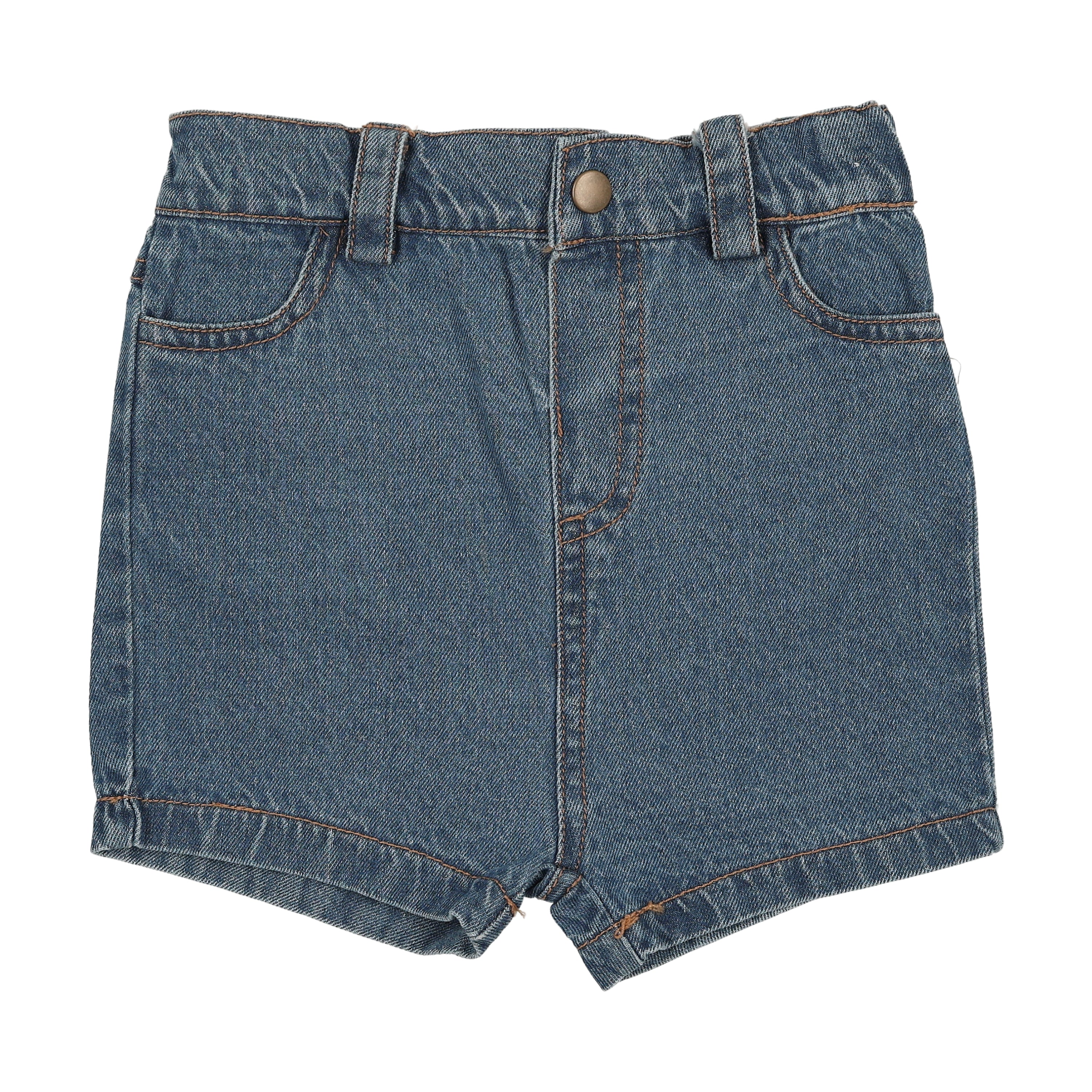 Farren And Me Denim Shorts - Blue Denim