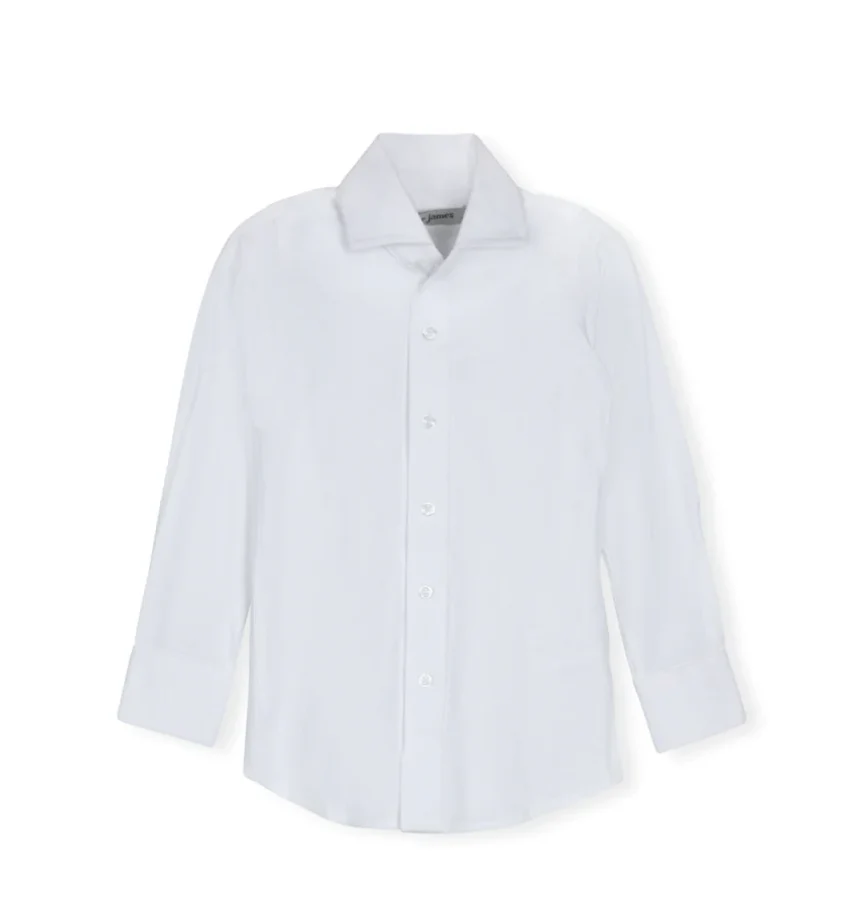 Harper James White Stretch Button Down Shirt