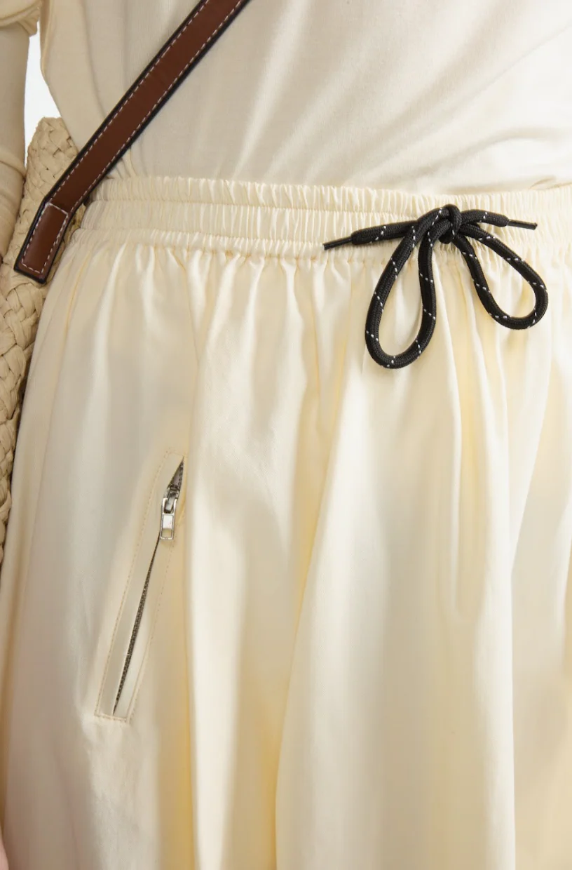 HEV Ivory Cord Tie Skirt (HSK799) - Image 2