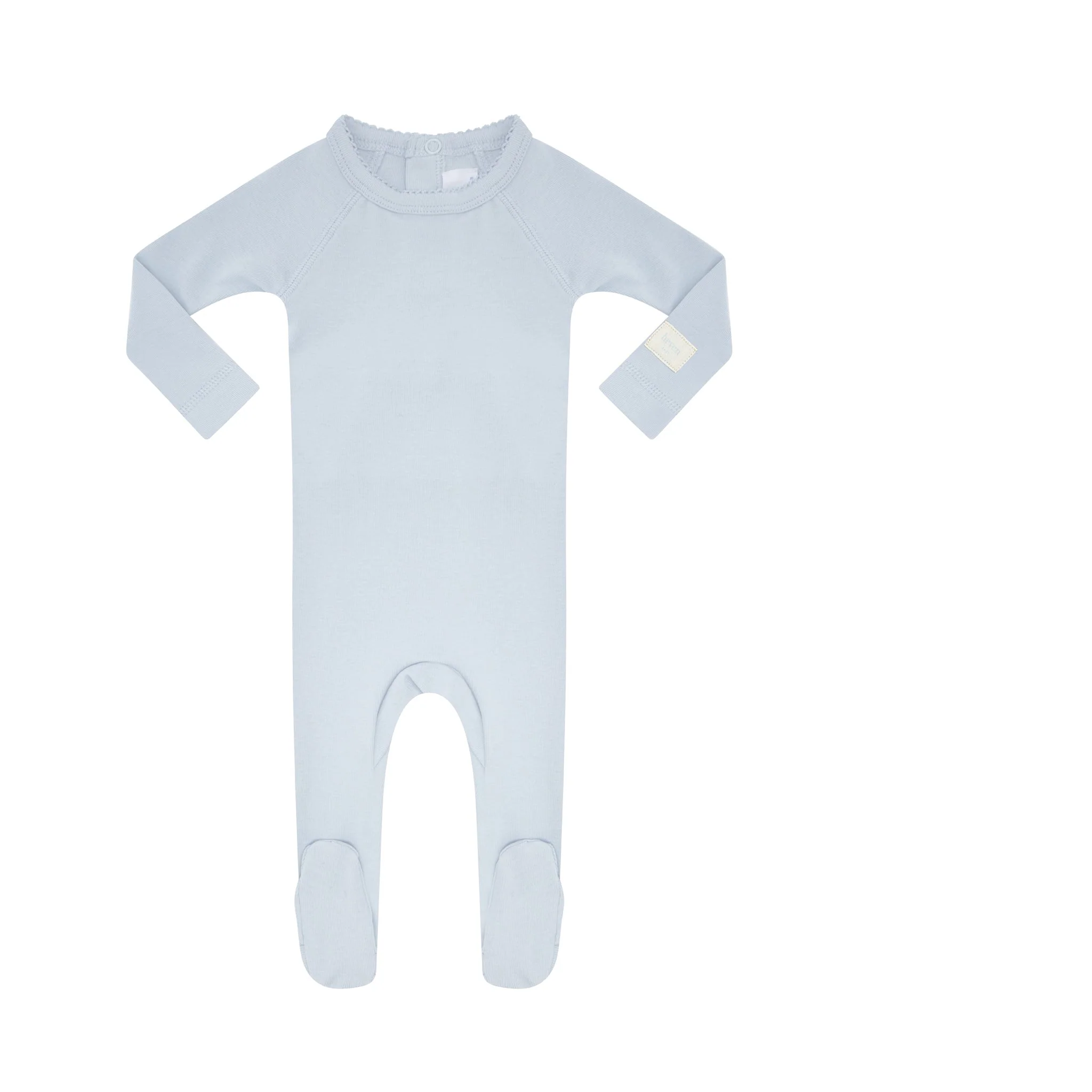Heven Child Because Its Heven Footie Blue (PJ14)