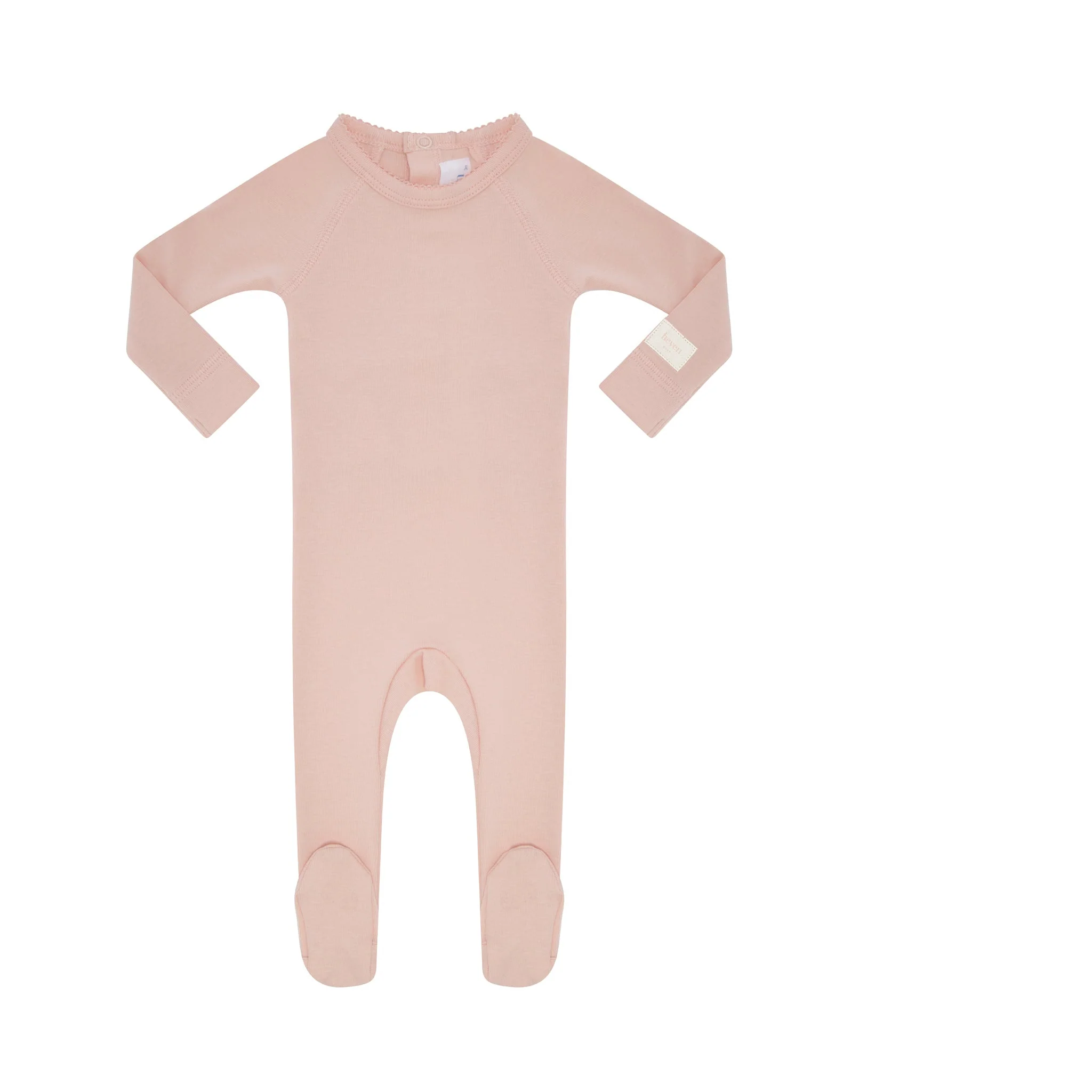 Heven Child Because Its Heven Footie Pink (PJ14)