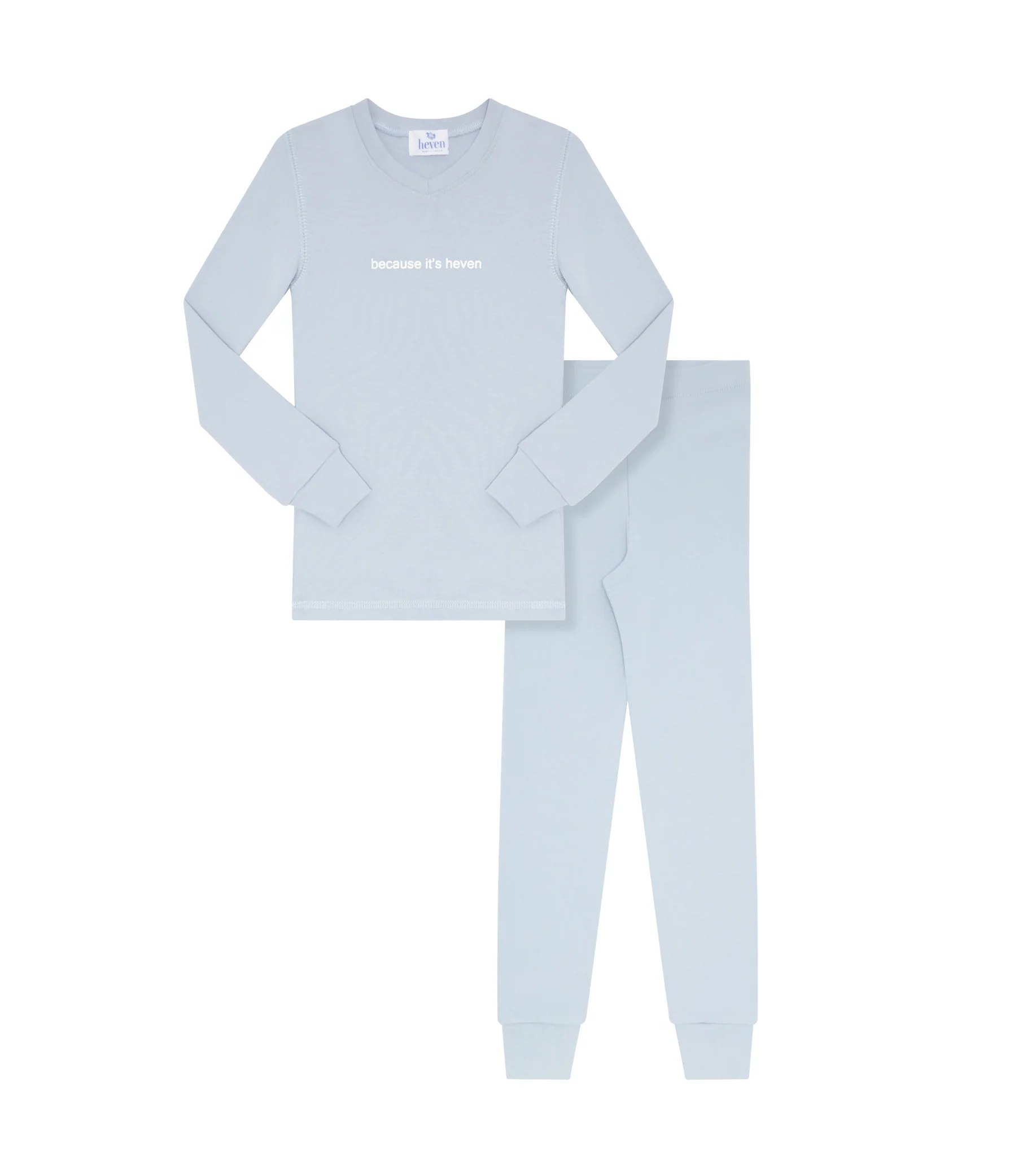 Heven Child Because Its Heven PJs Blue (PJ13)