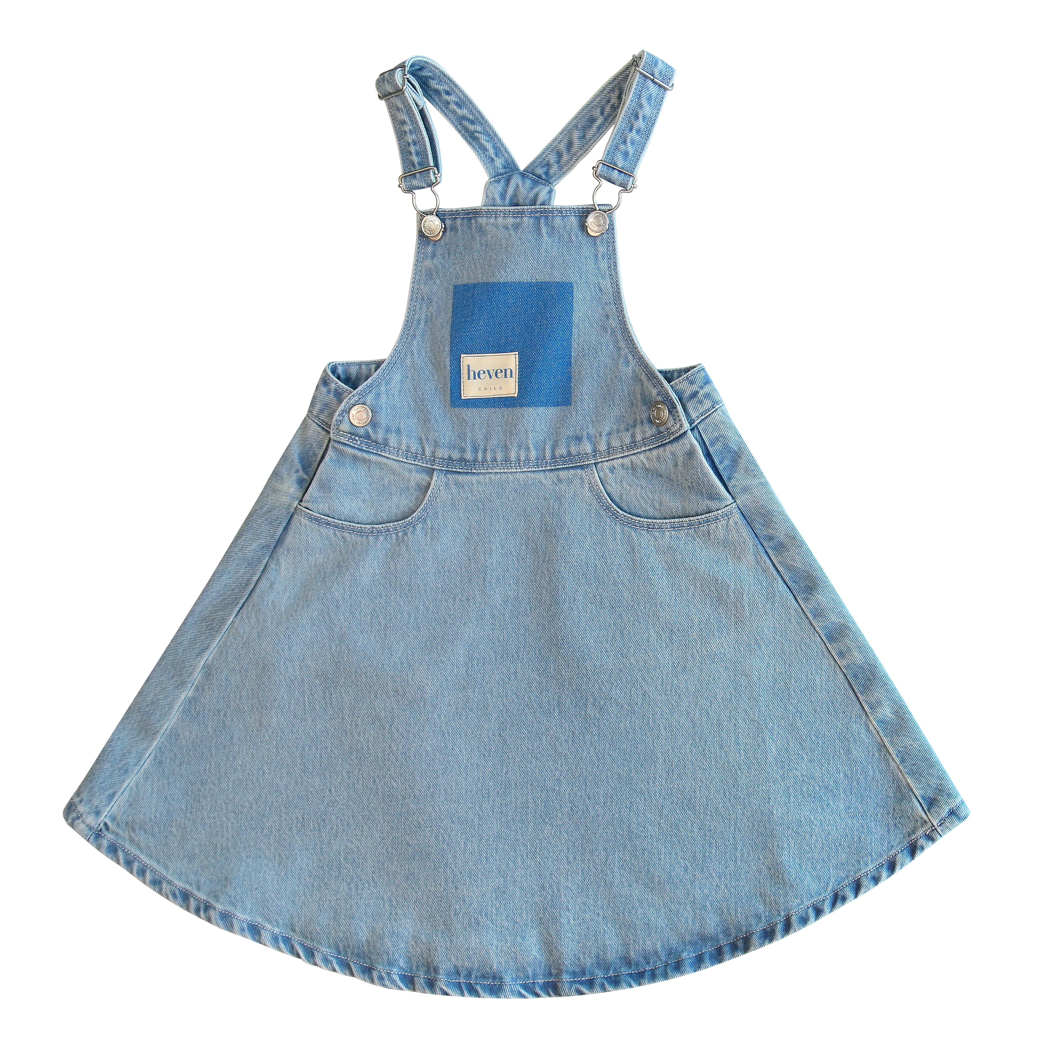 Heven Child Denim Pocket Jumper (H54) - Dnm Denim