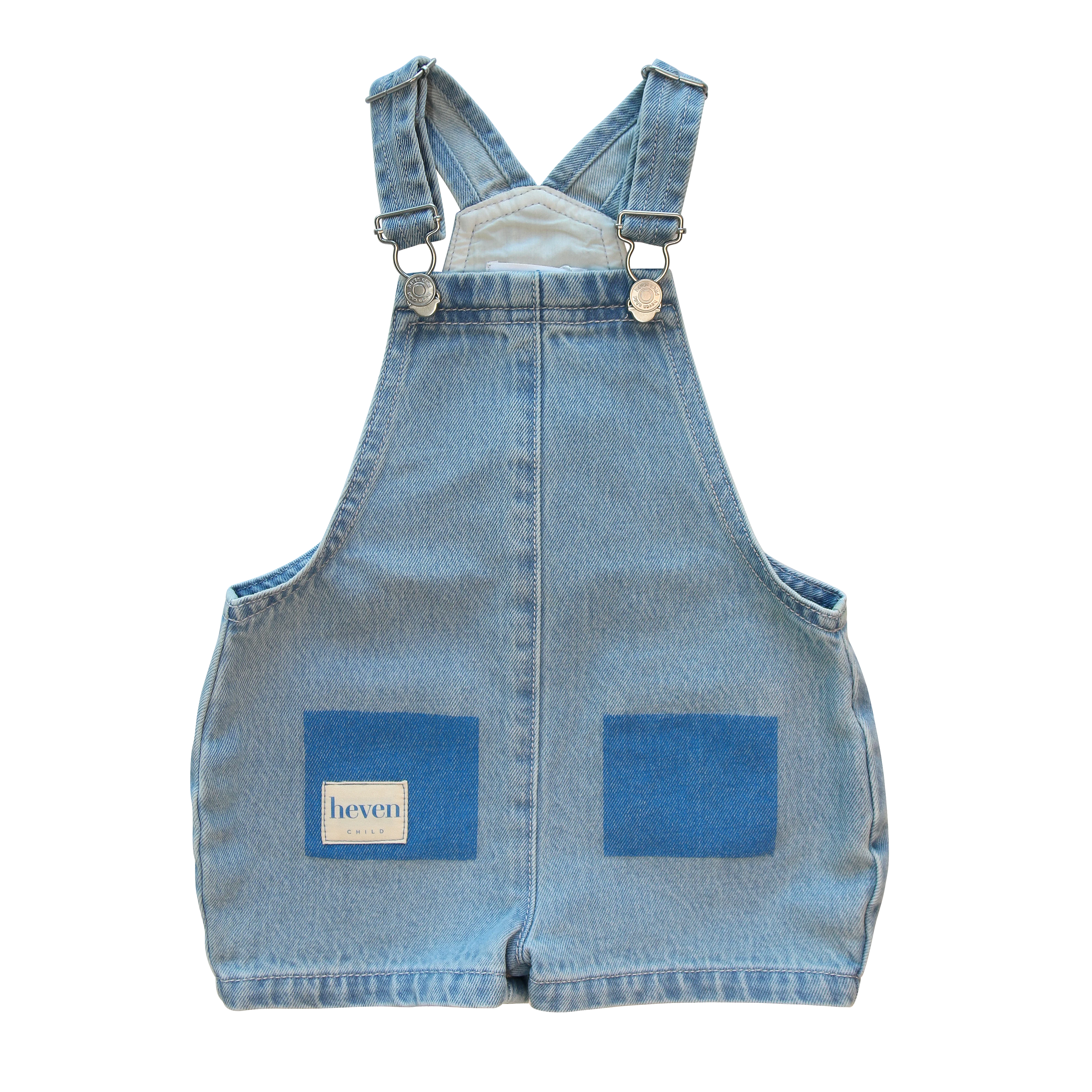 Heven Child Denim Pocket Overalls (H57) - Dnm Denim
