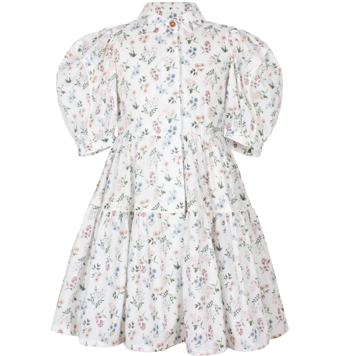 Jessie & James Annie Flower Print Glistening Dress
