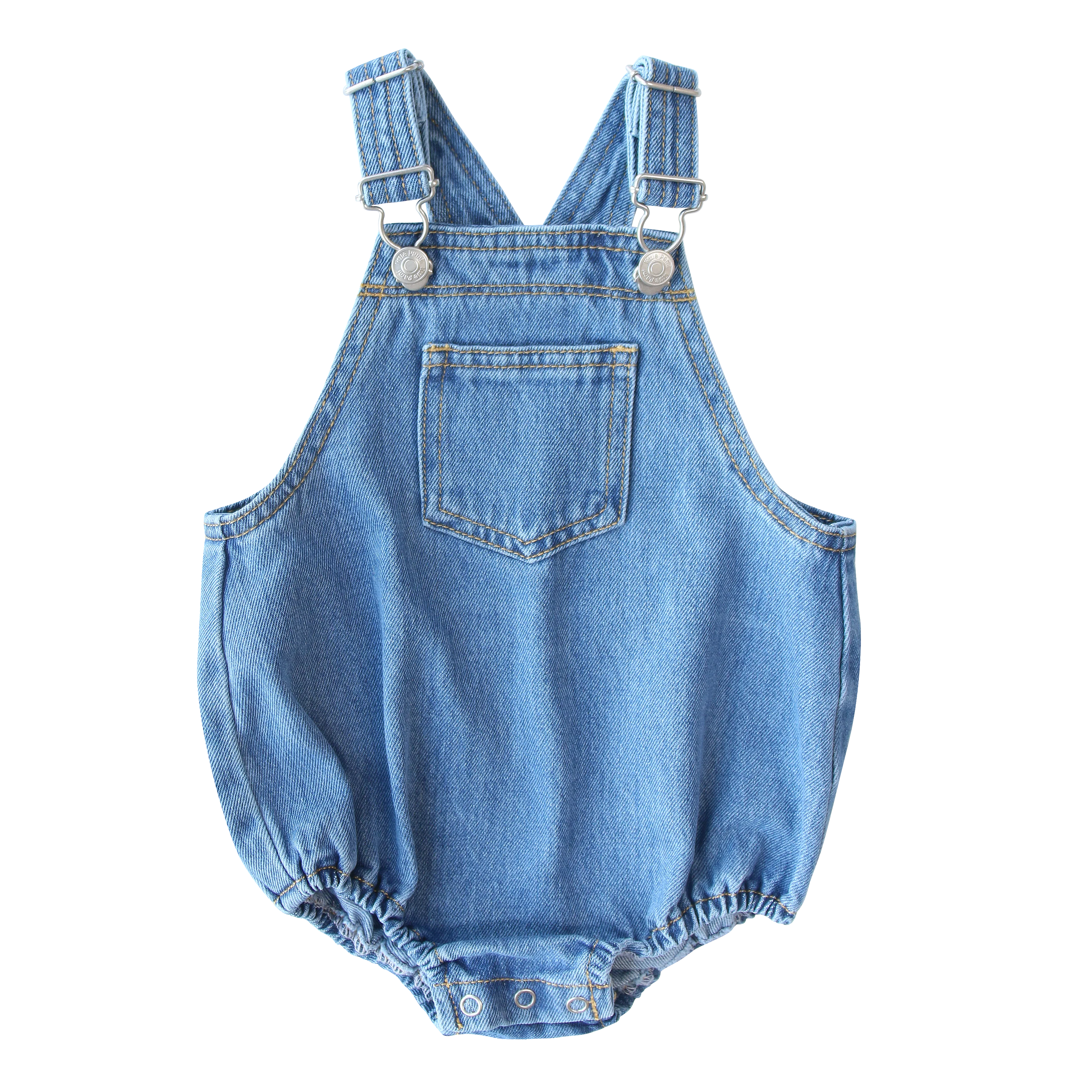 Little Parni Blue Denim Denim Bloomer Overall (K611)